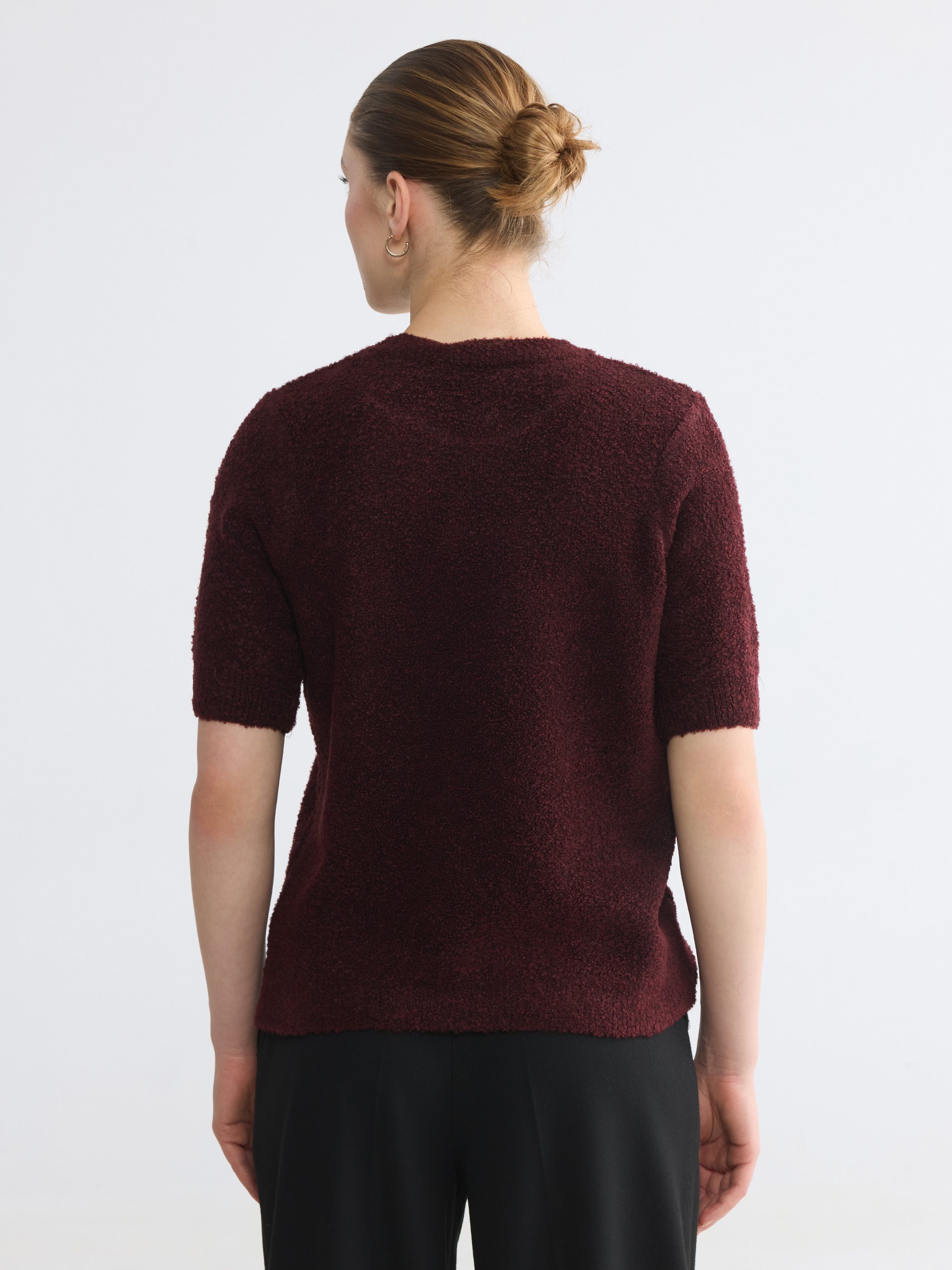 LCW Comfort Bisiklet Yaka Kadın Triko Kazak görsel 4