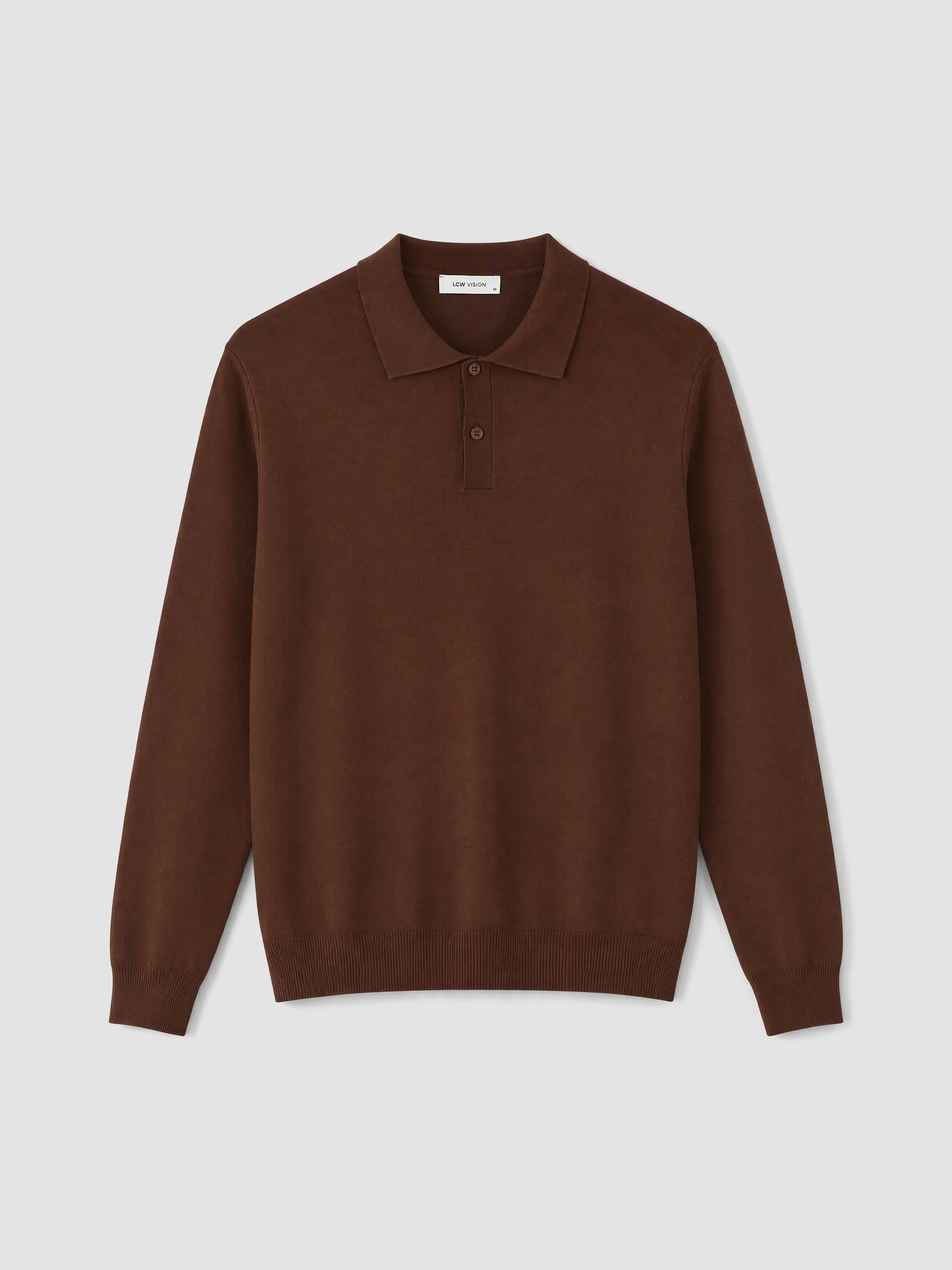 LCW Vision Polo Yaka Erkek Triko Kazak görsel 6