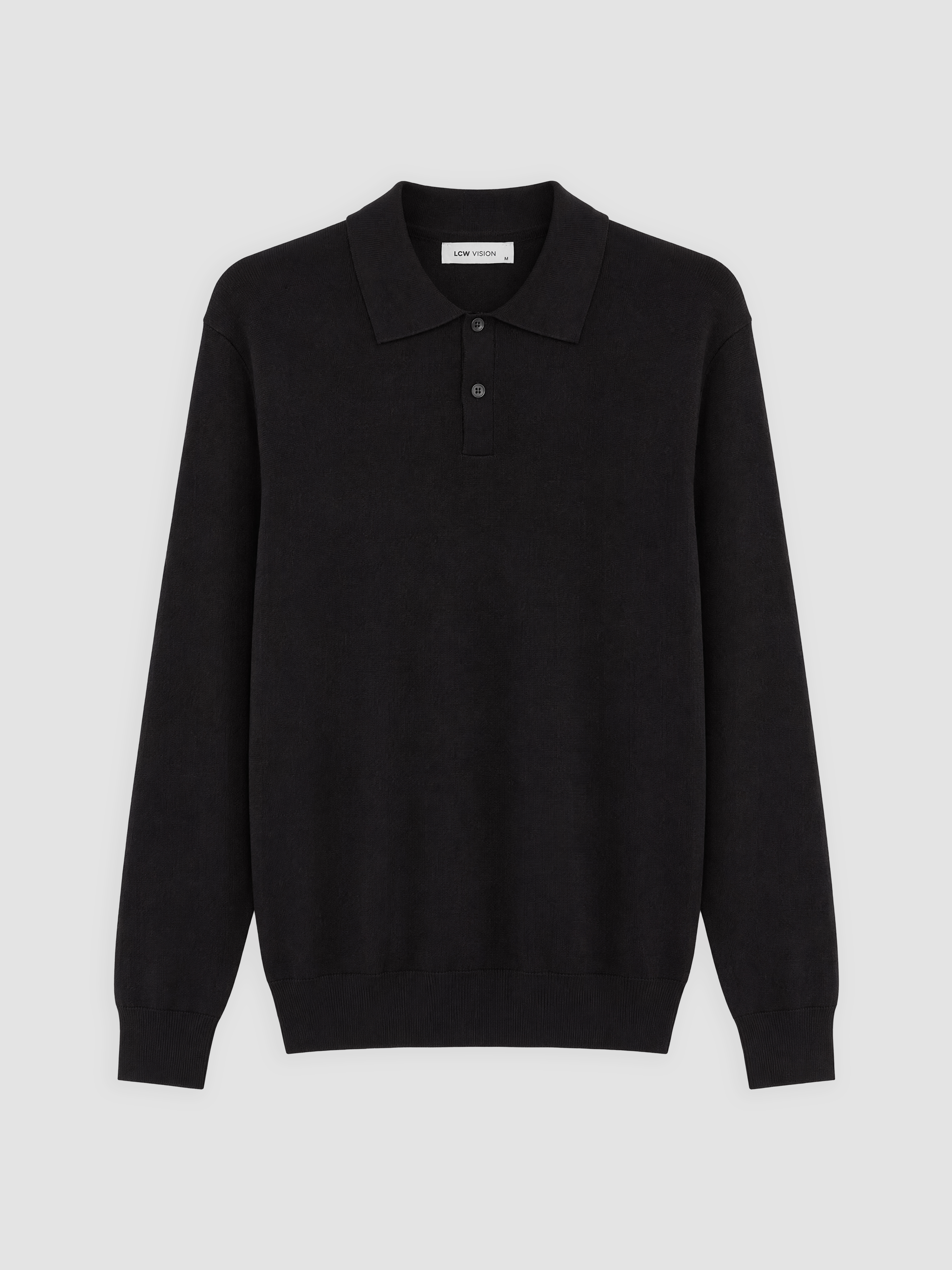 LCW Vision Polo Yaka Erkek Triko Kazak görsel 5