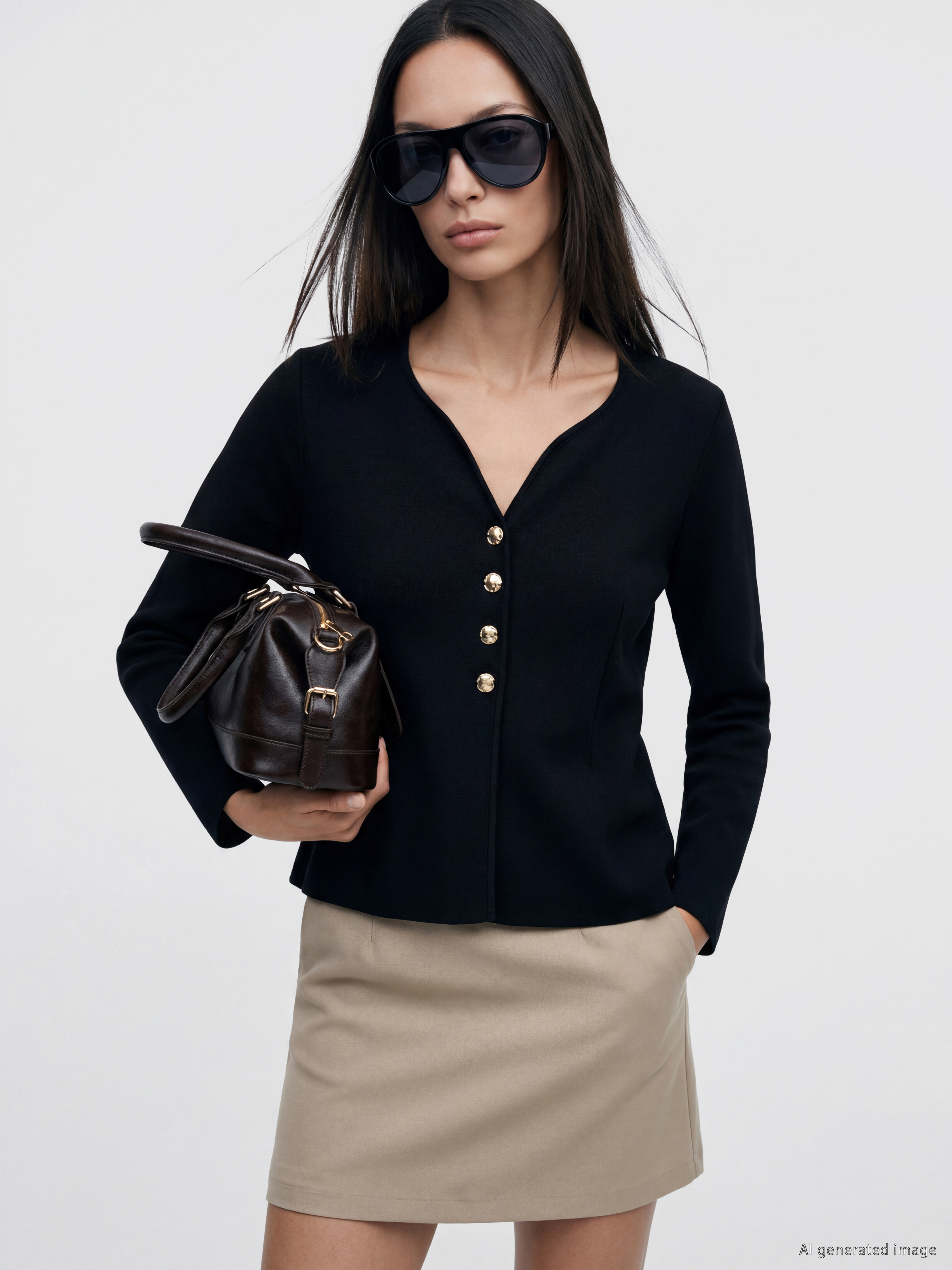 LCW EVERYDAY V Yaka Regular Fit Kadın Triko Hırka