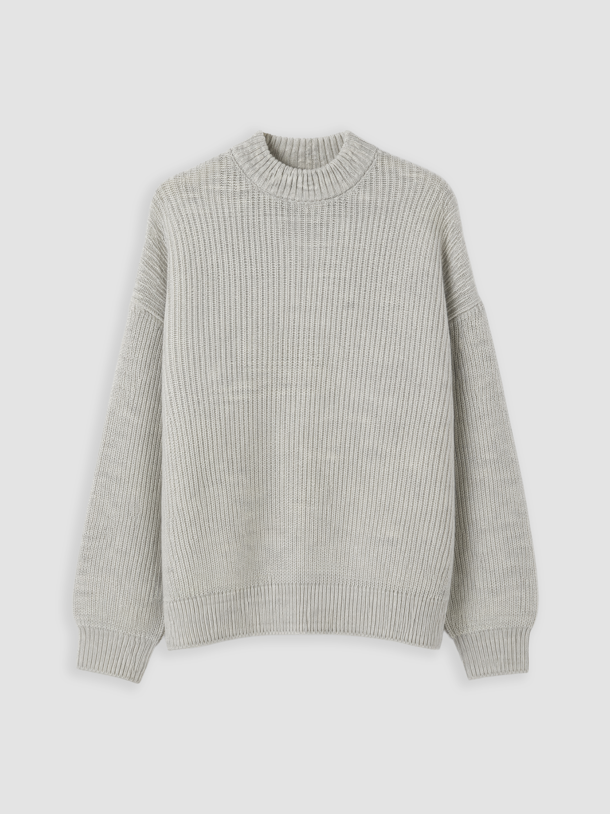 XSIDE Bisiklet Yaka Oversize Kadın Triko Kazak görsel 5