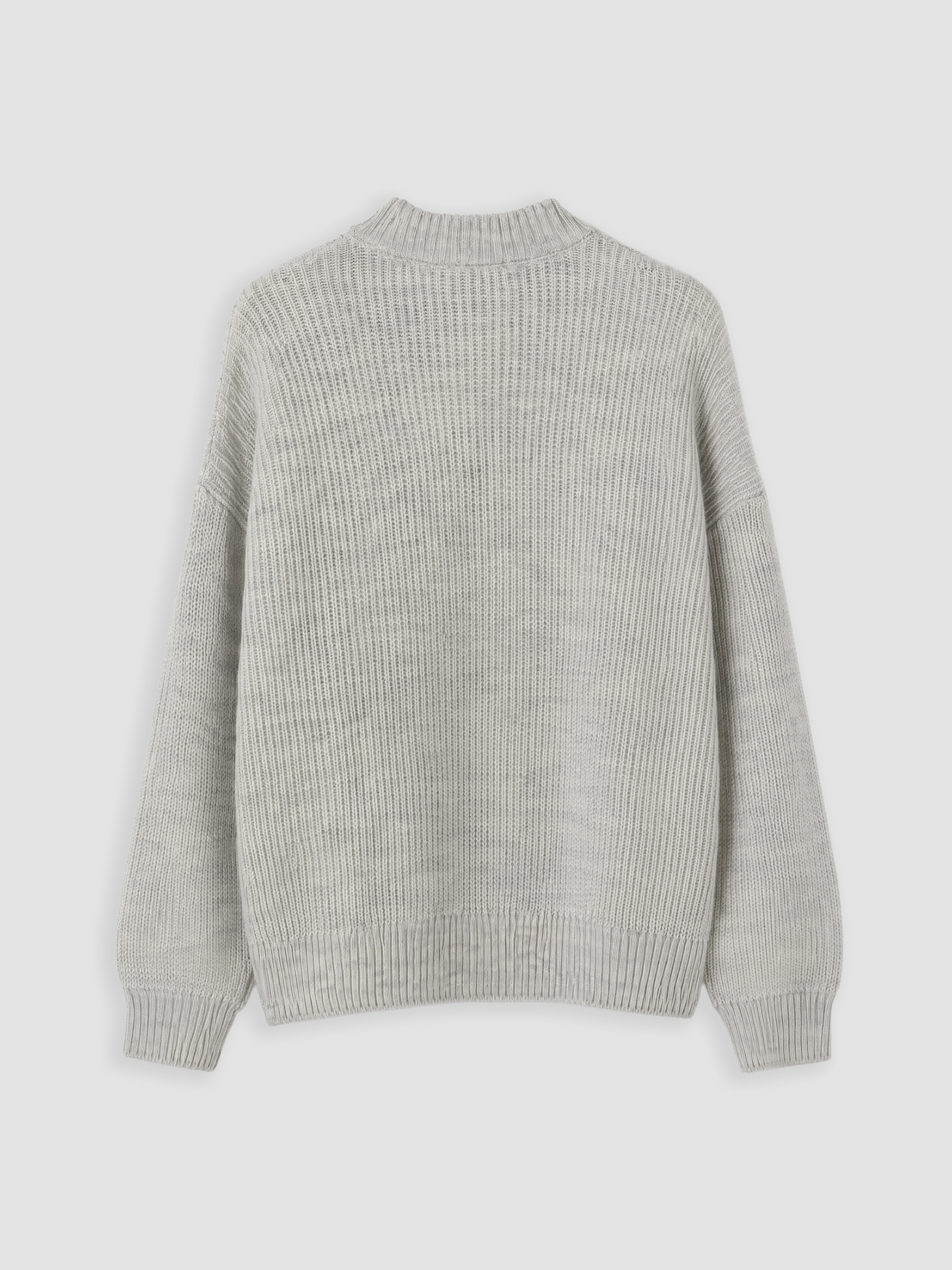 XSIDE Bisiklet Yaka Oversize Kadın Triko Kazak görsel 6