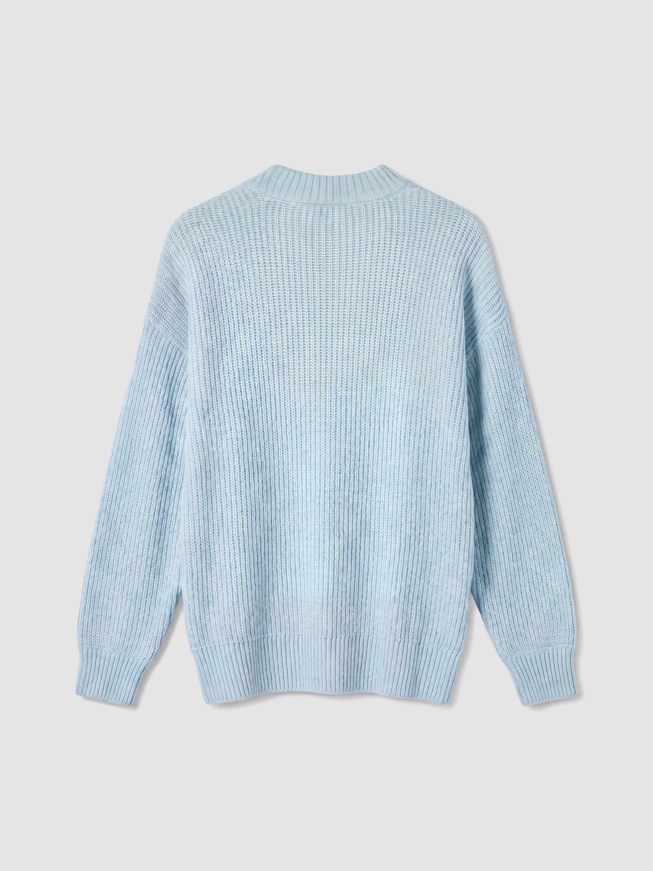 XSIDE Bisiklet Yaka Oversize Kadın Triko Kazak görsel 7