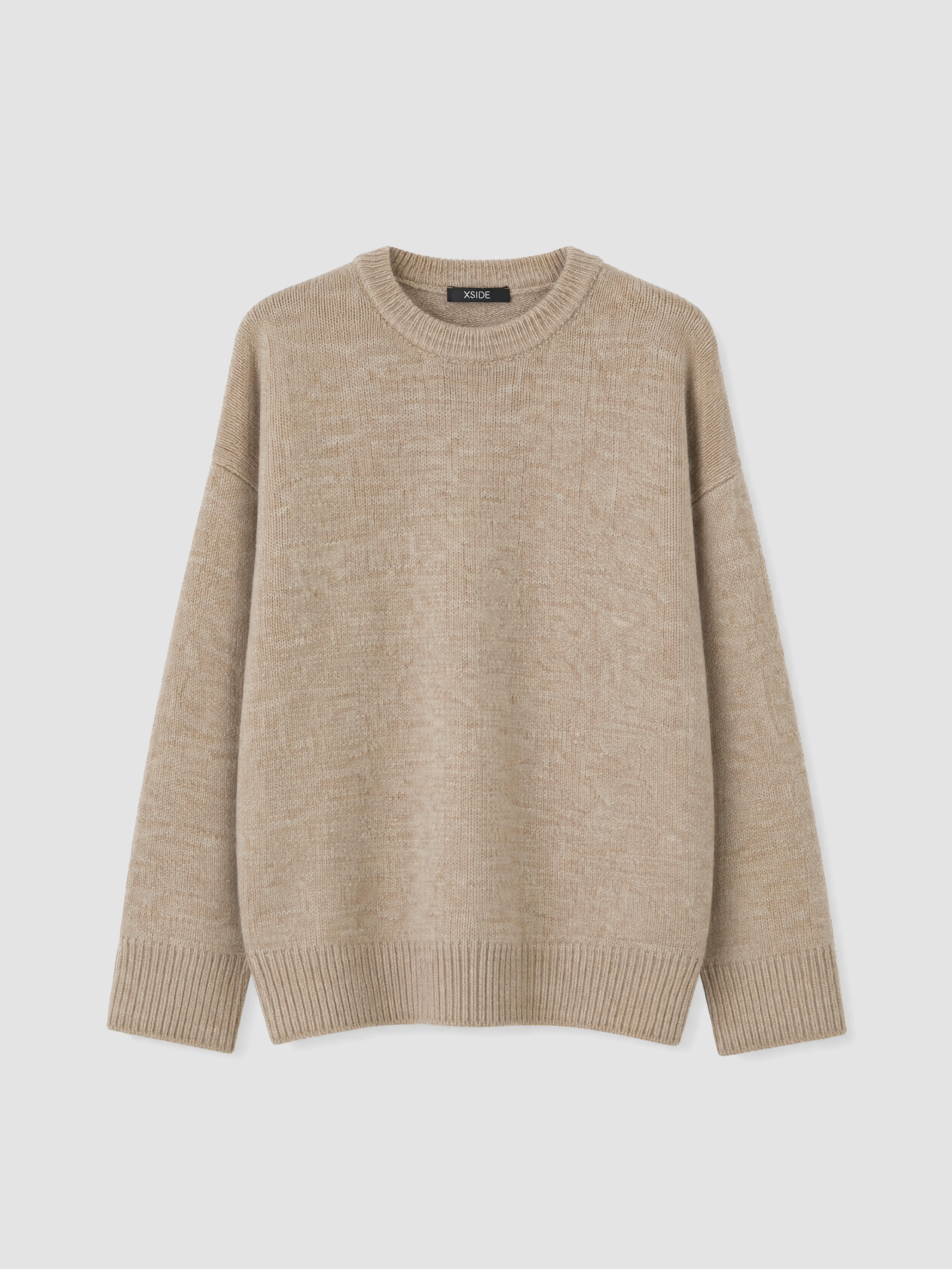 XSIDE Bisiklet Yaka Oversize Kadın Triko Kazak görsel 5