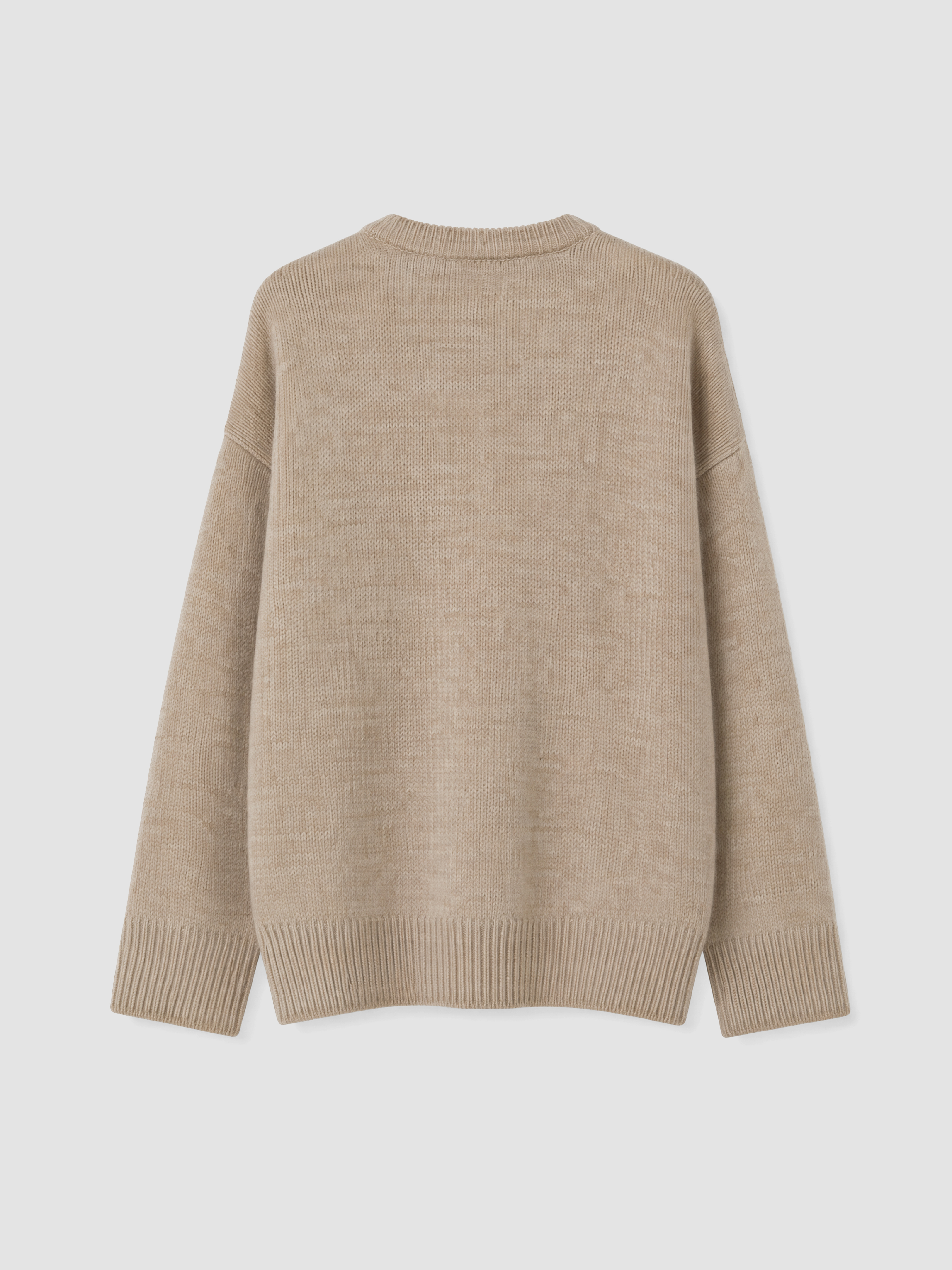 XSIDE Bisiklet Yaka Oversize Kadın Triko Kazak görsel 6