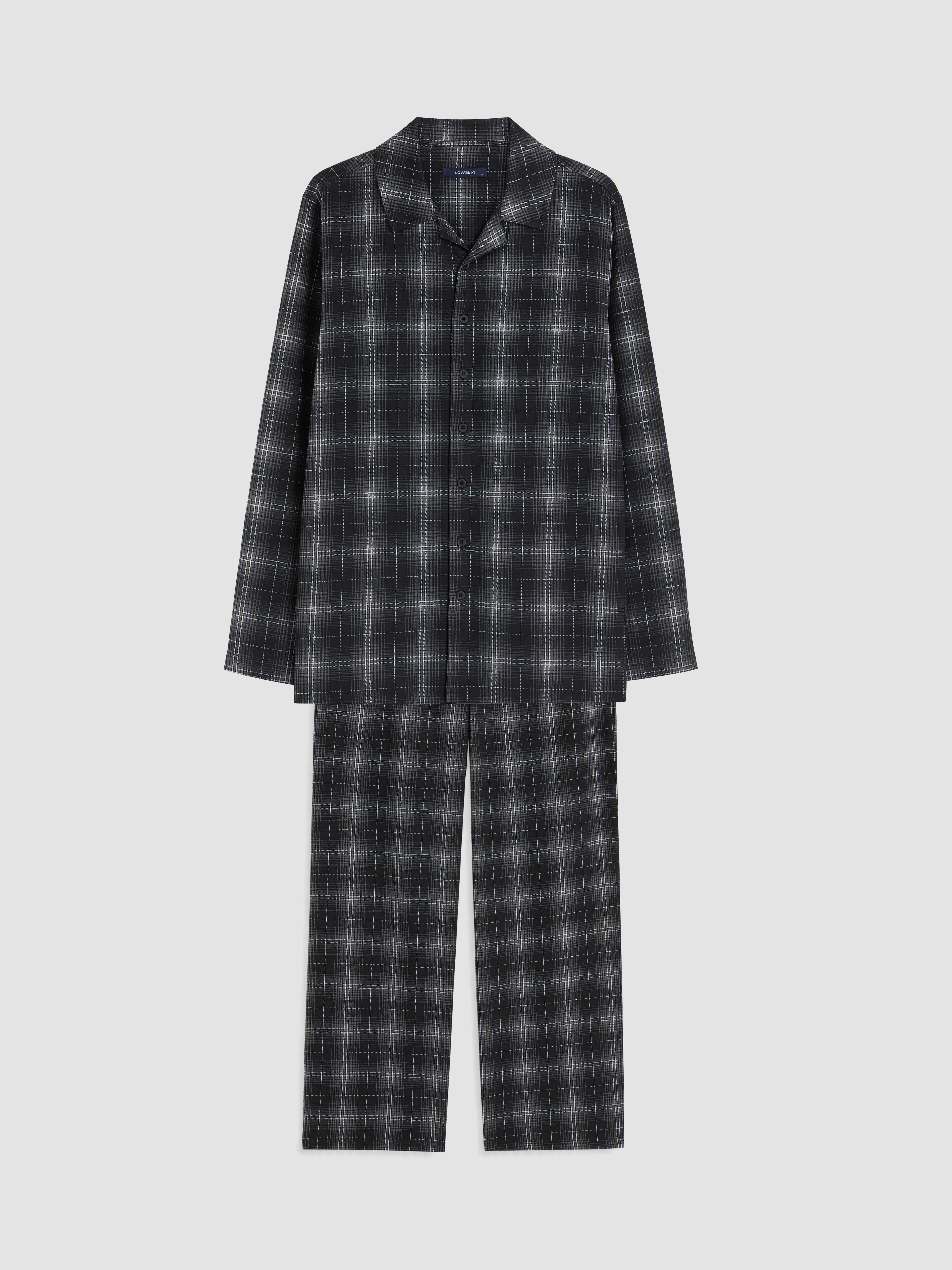 LC WAIKIKI Regular Fit Ekose Erkek Pijama Takımı
