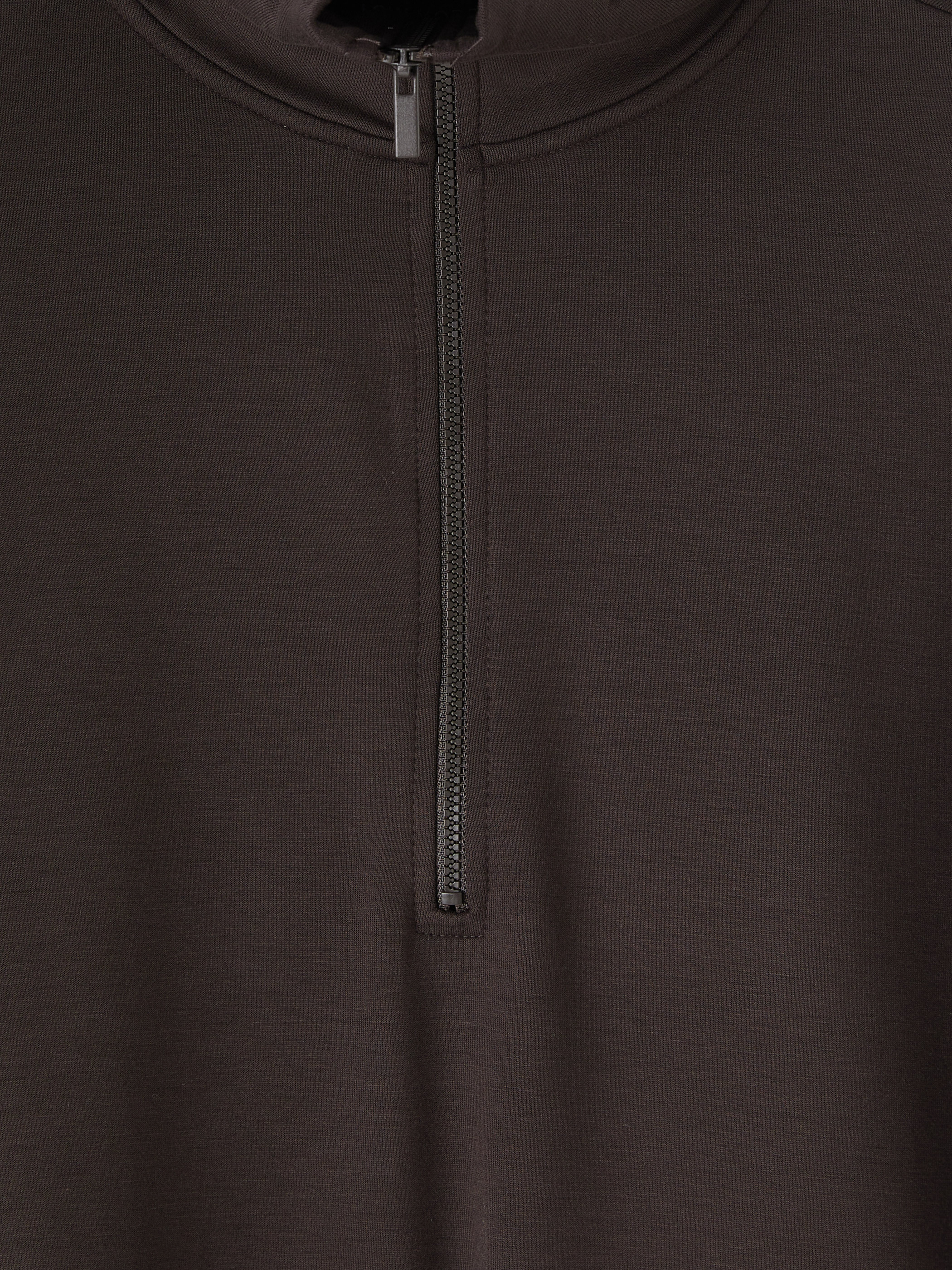 LCW Modest Dik Yaka Oversize Kadın Sweatshirt Tunik görsel 6