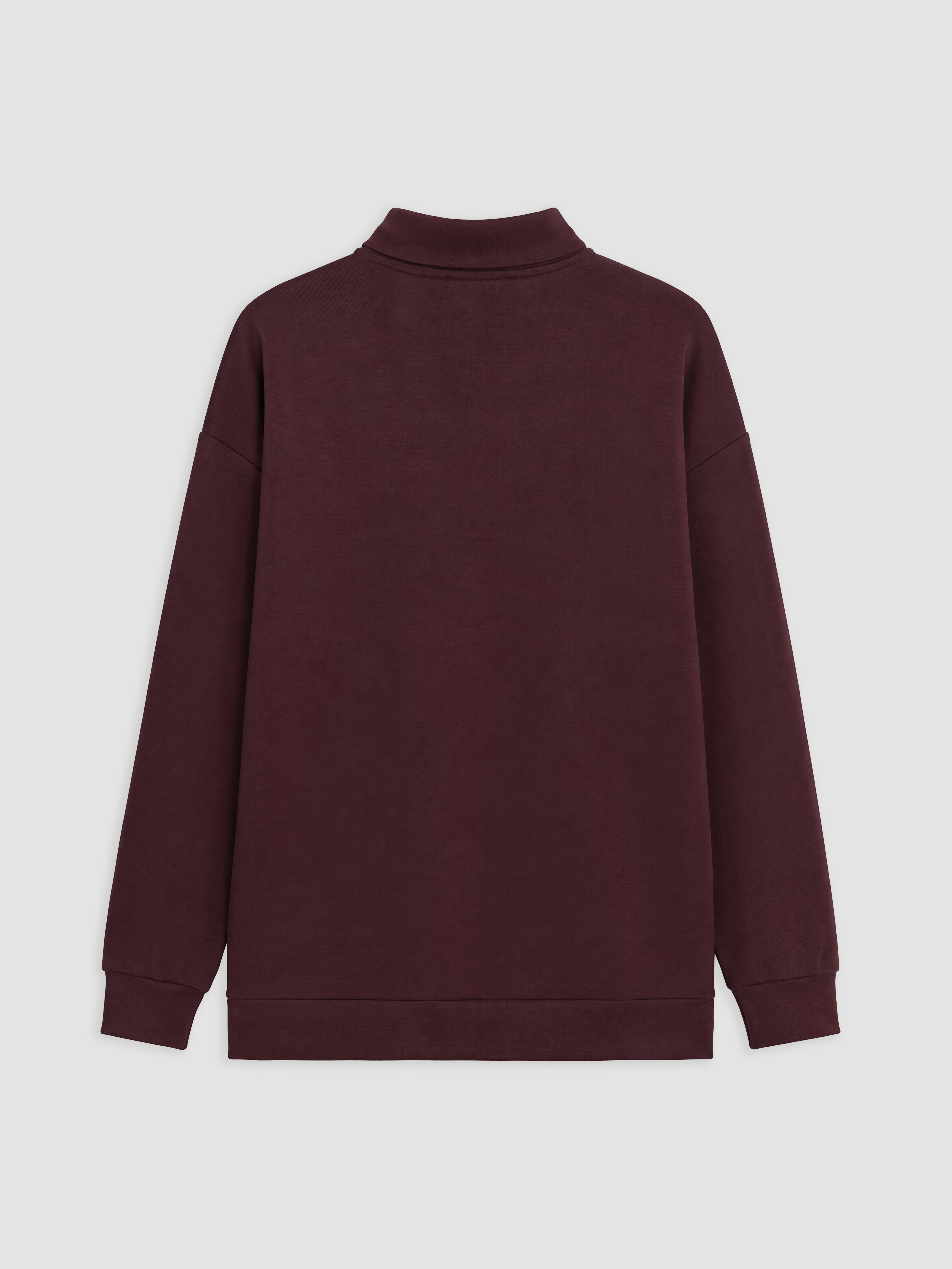LCW Modest Soft Touch Oversize Kadın Sweatshirt Tunik görsel 6