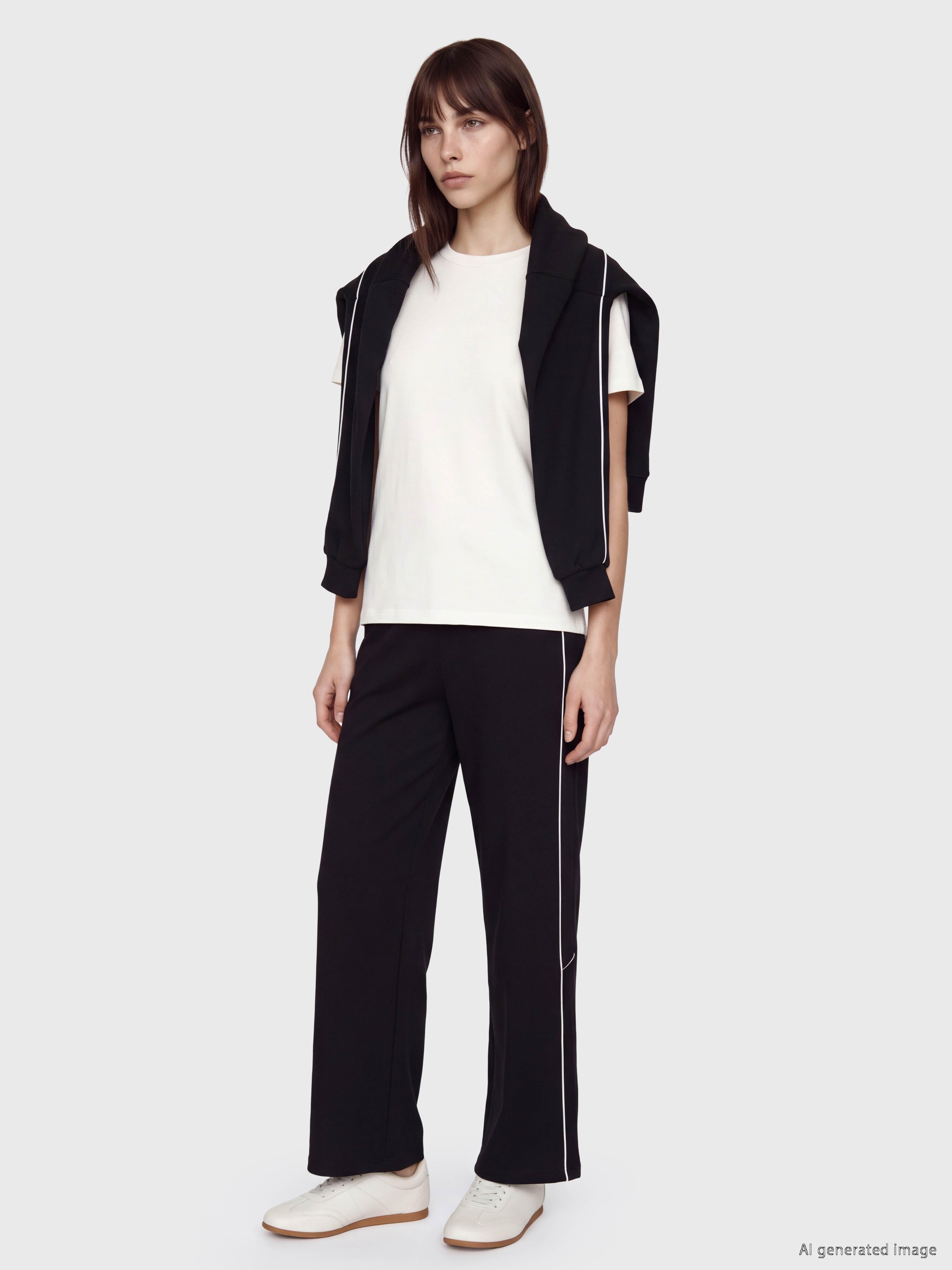 LCW Modest Şerit Detaylı Soft Touch Kadın Eşofman Altı