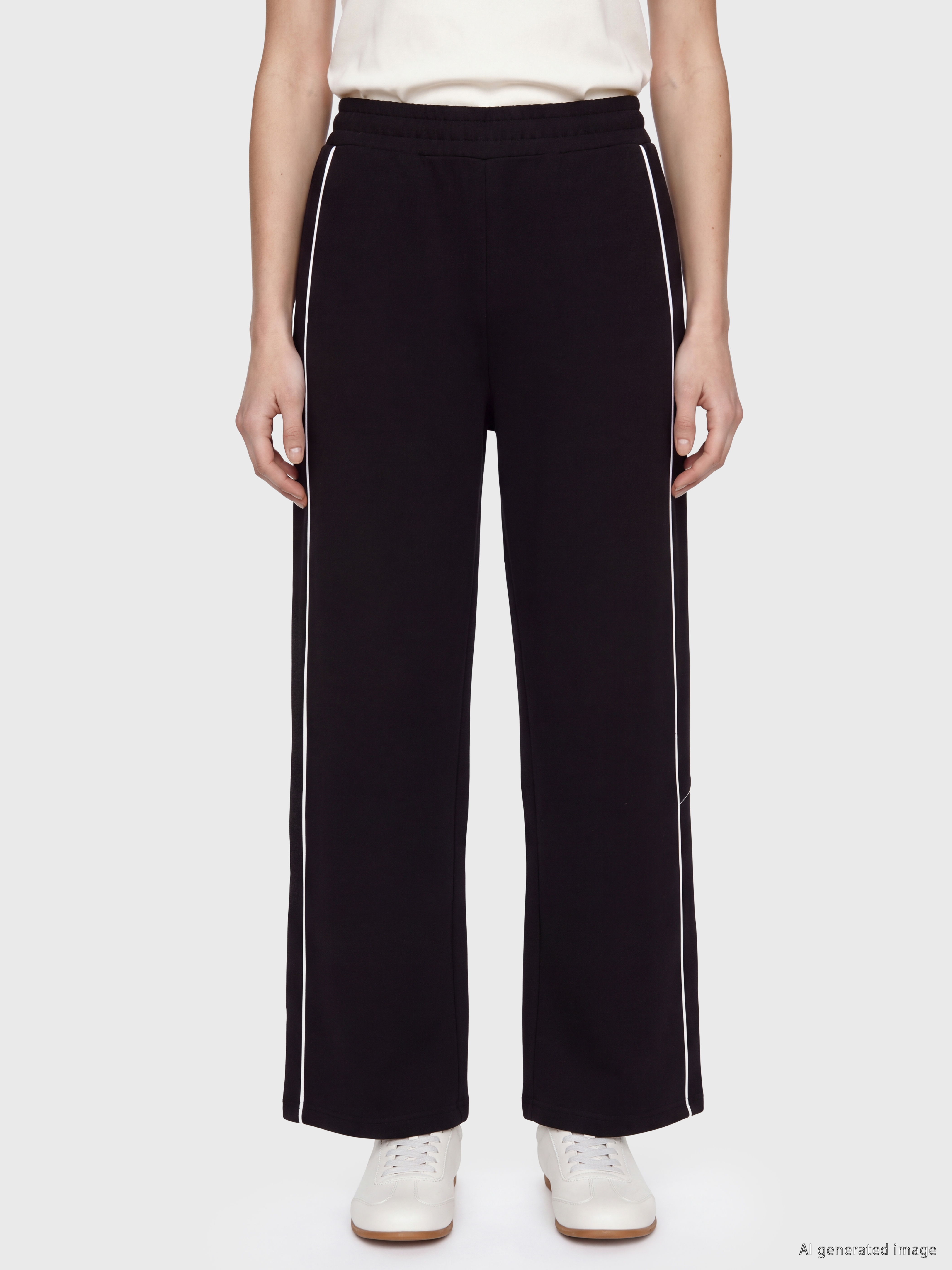 LCW Modest Şerit Detaylı Soft Touch Kadın Eşofman Altı görsel 2