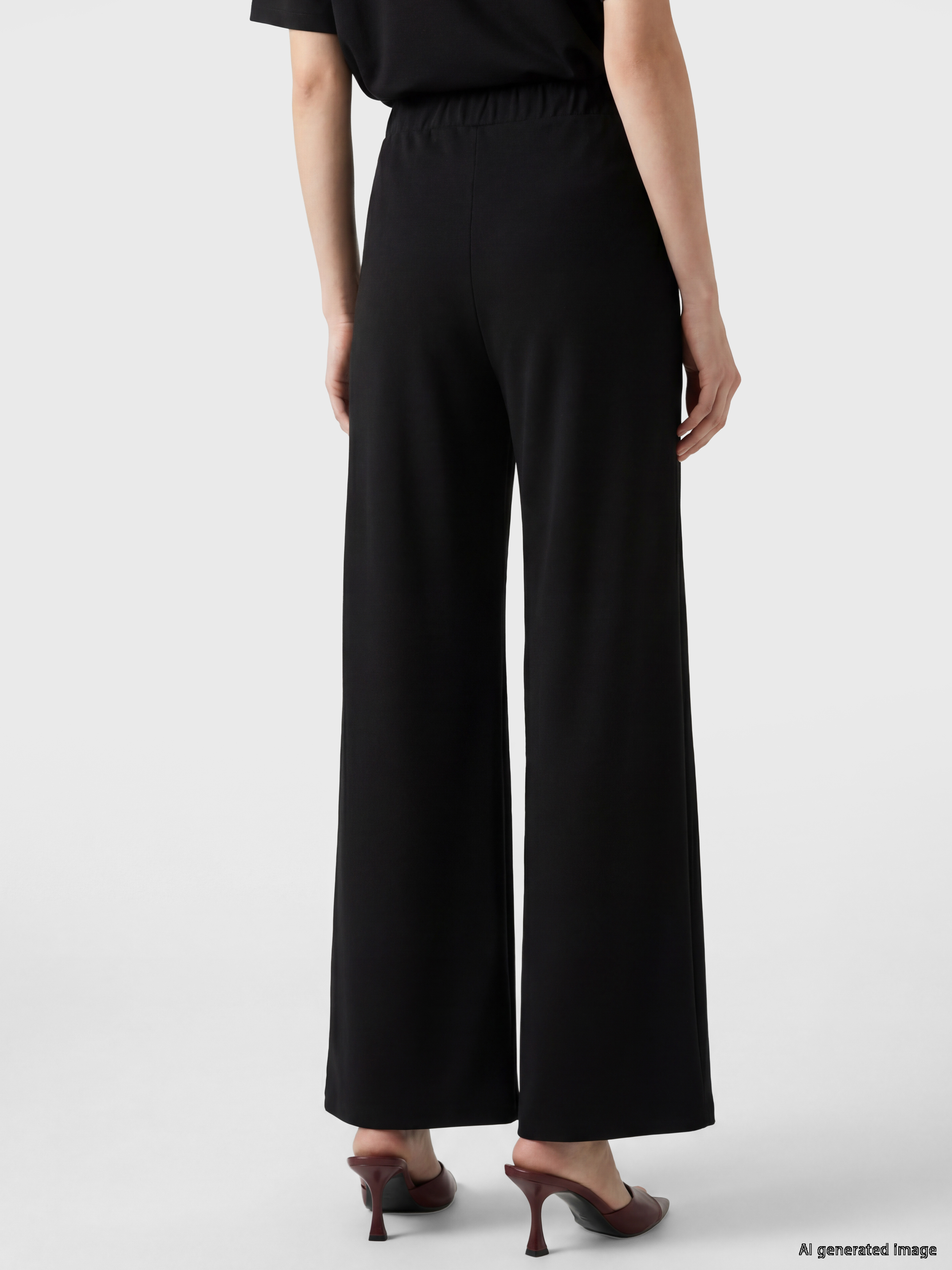 LCW Modest Taşlı Soft Touch Kadın Pantolon görsel 4