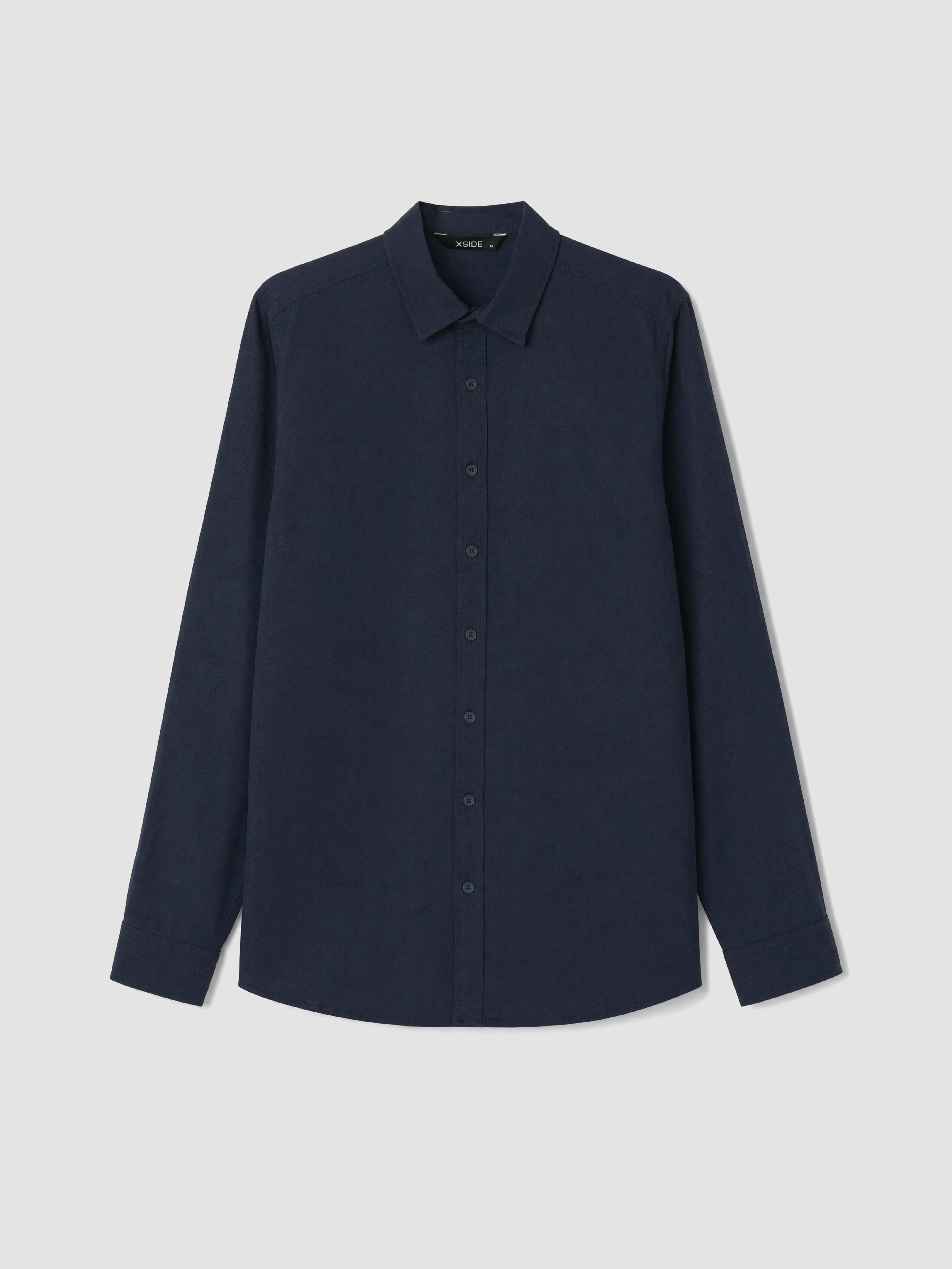 XSIDE Regular Fit Poplin Erkek Gömlek görsel 5