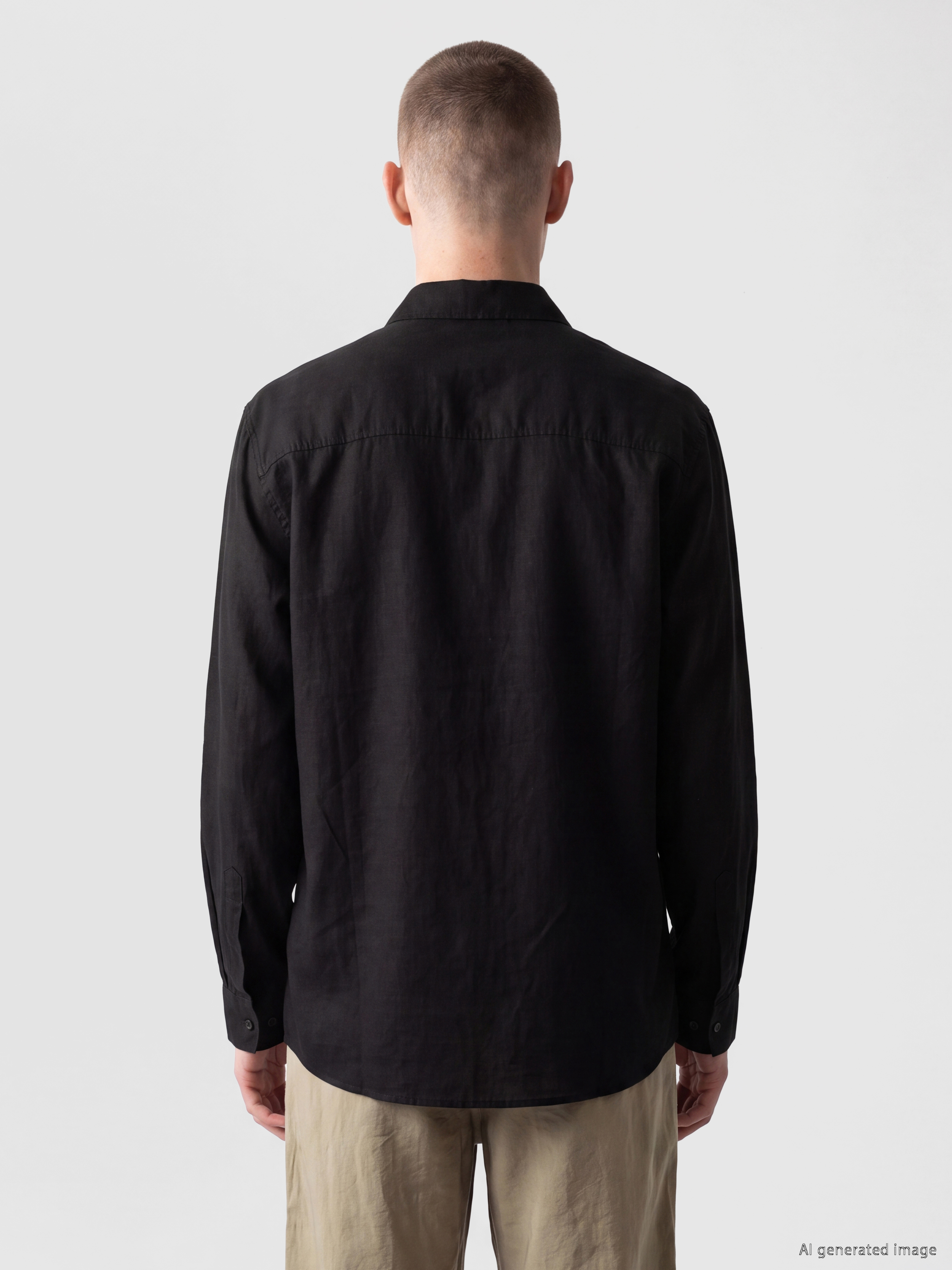 XSIDE Regular Fit Poplin Erkek Gömlek görsel 4