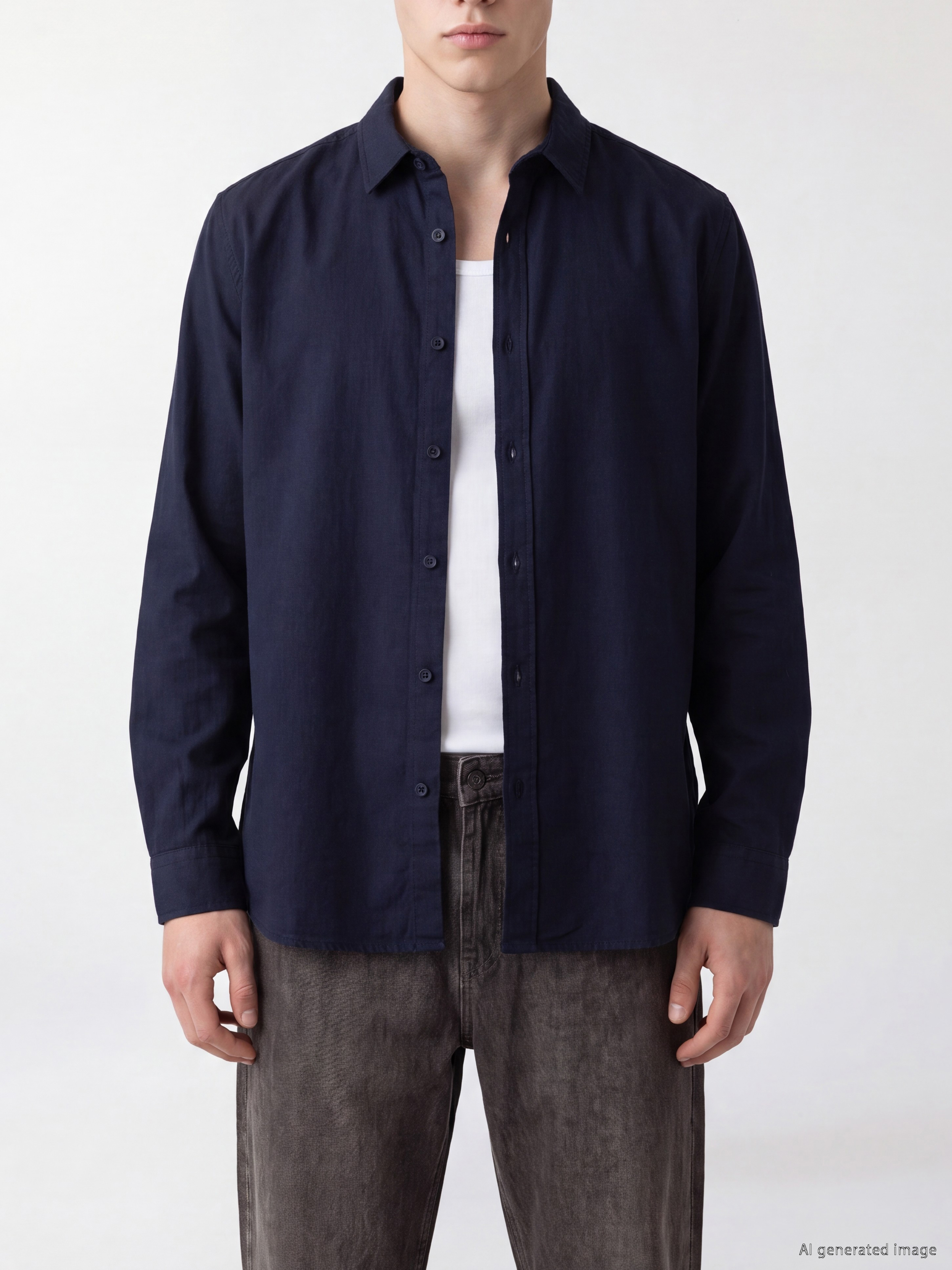XSIDE Regular Fit Poplin Erkek Gömlek görsel 3