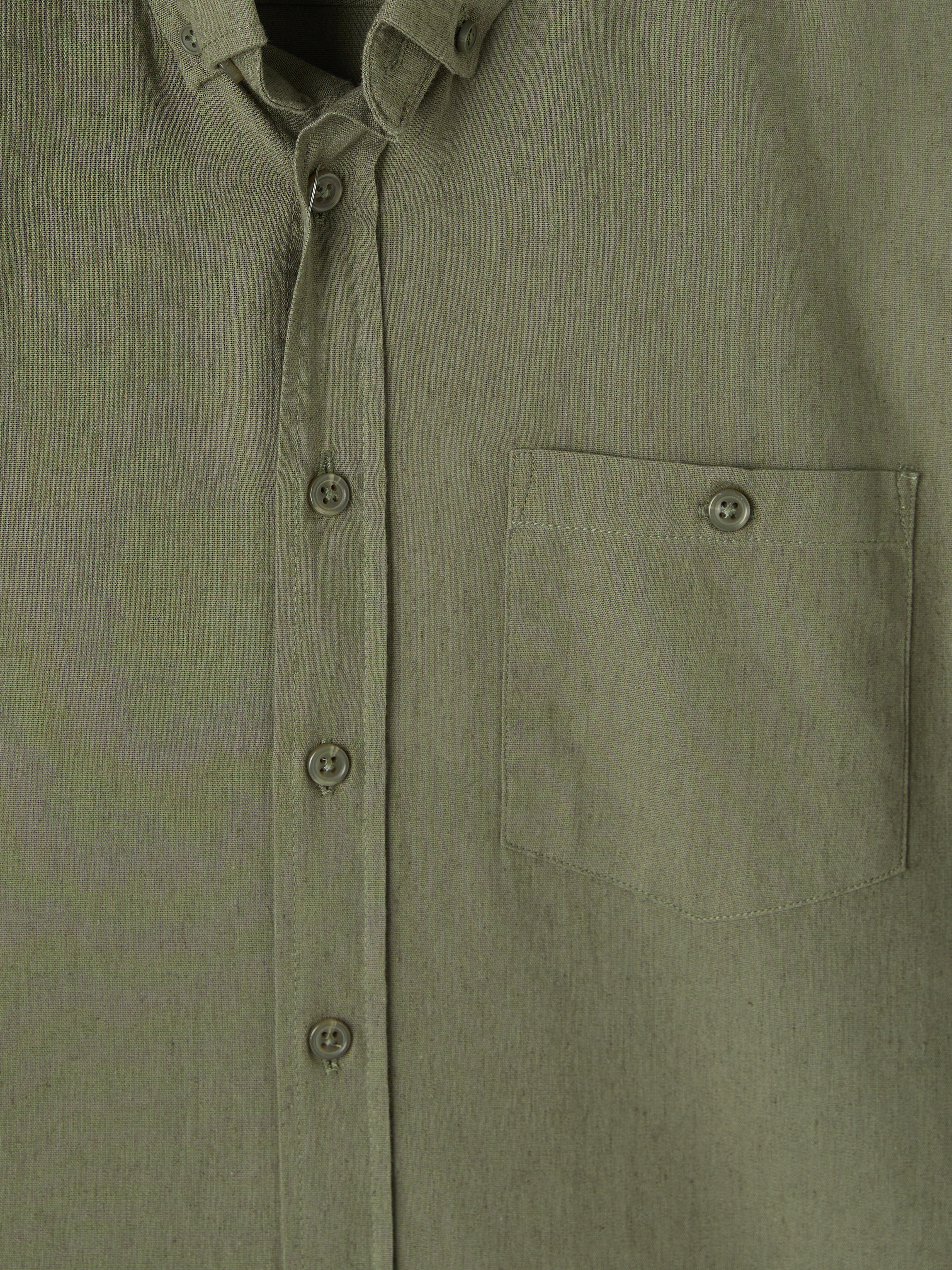 LCWAIKIKI Classic Regular Fit Kanvas Erkek Gömlek görsel 6