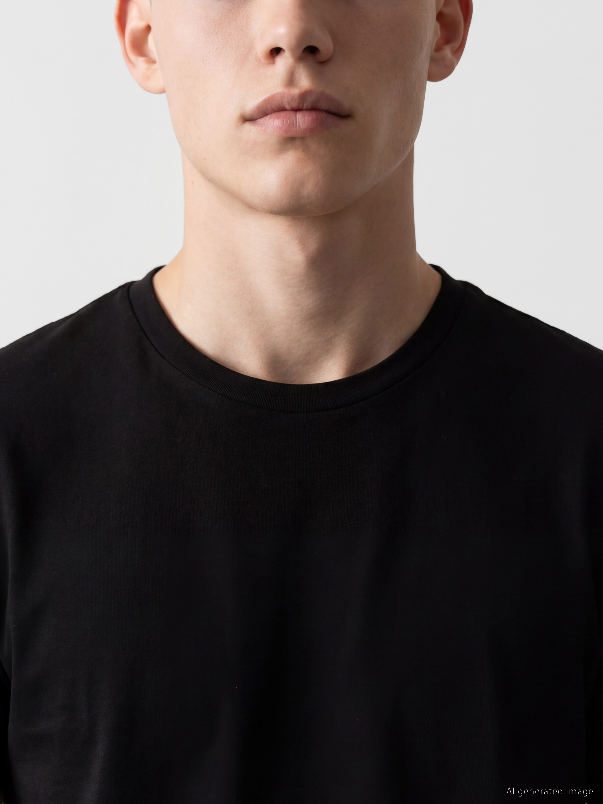 XSIDE Slim Fit Basic Esnek Erkek Tişört görsel 3