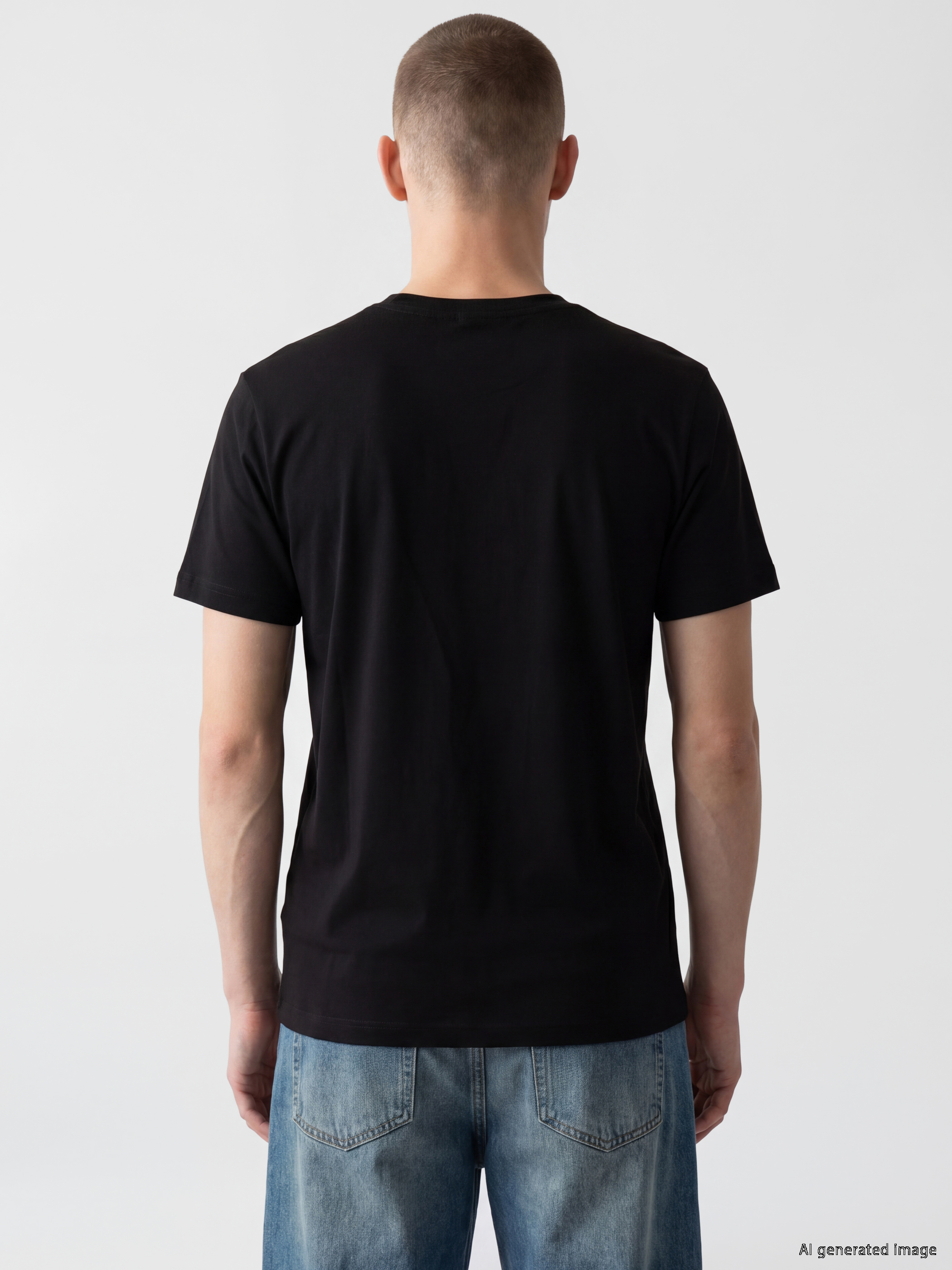 XSIDE Slim Fit Basic Esnek Erkek Tişört görsel 4