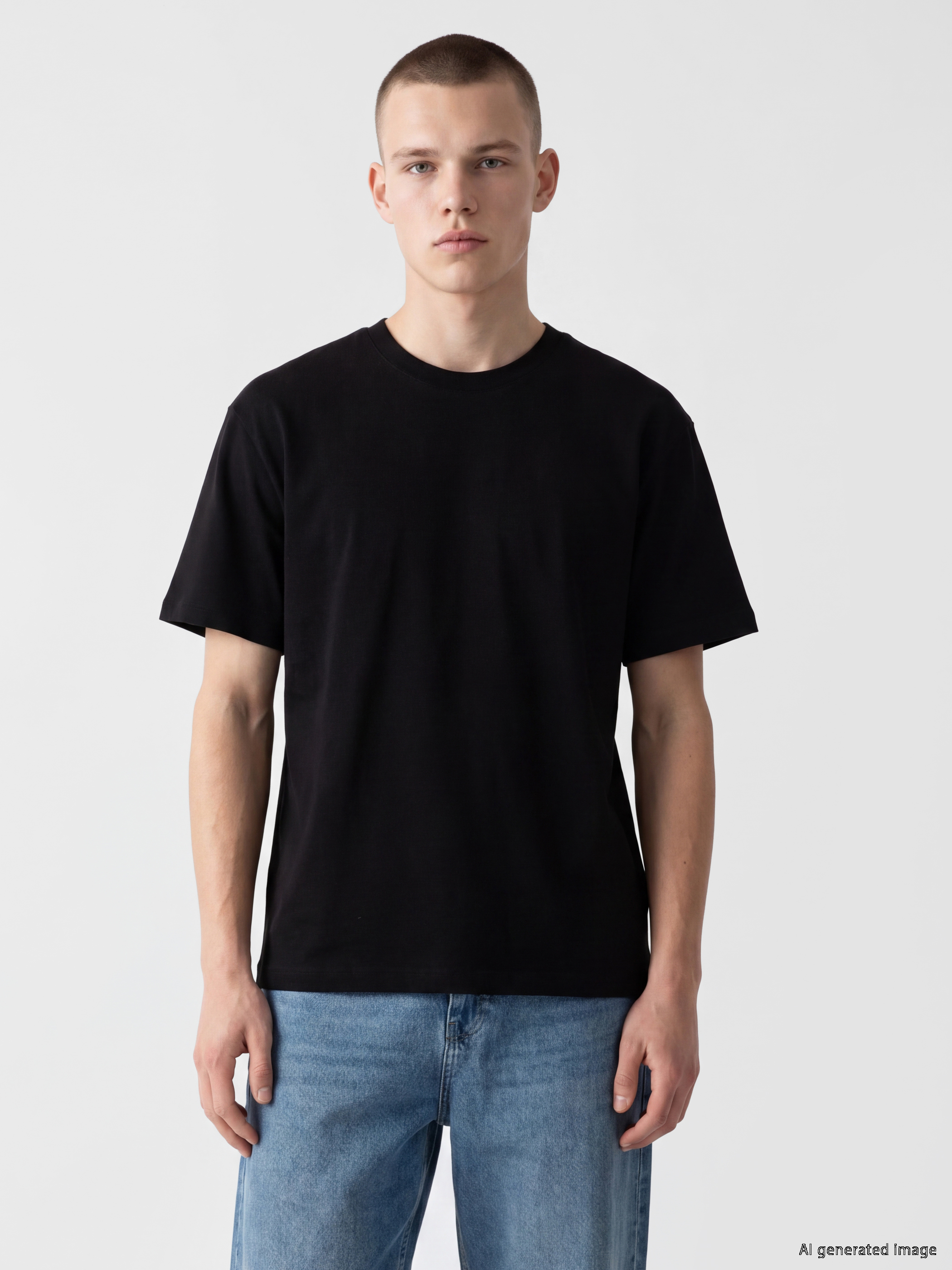 XSIDE Loose Fit %100 Pamuk Basic Tişört