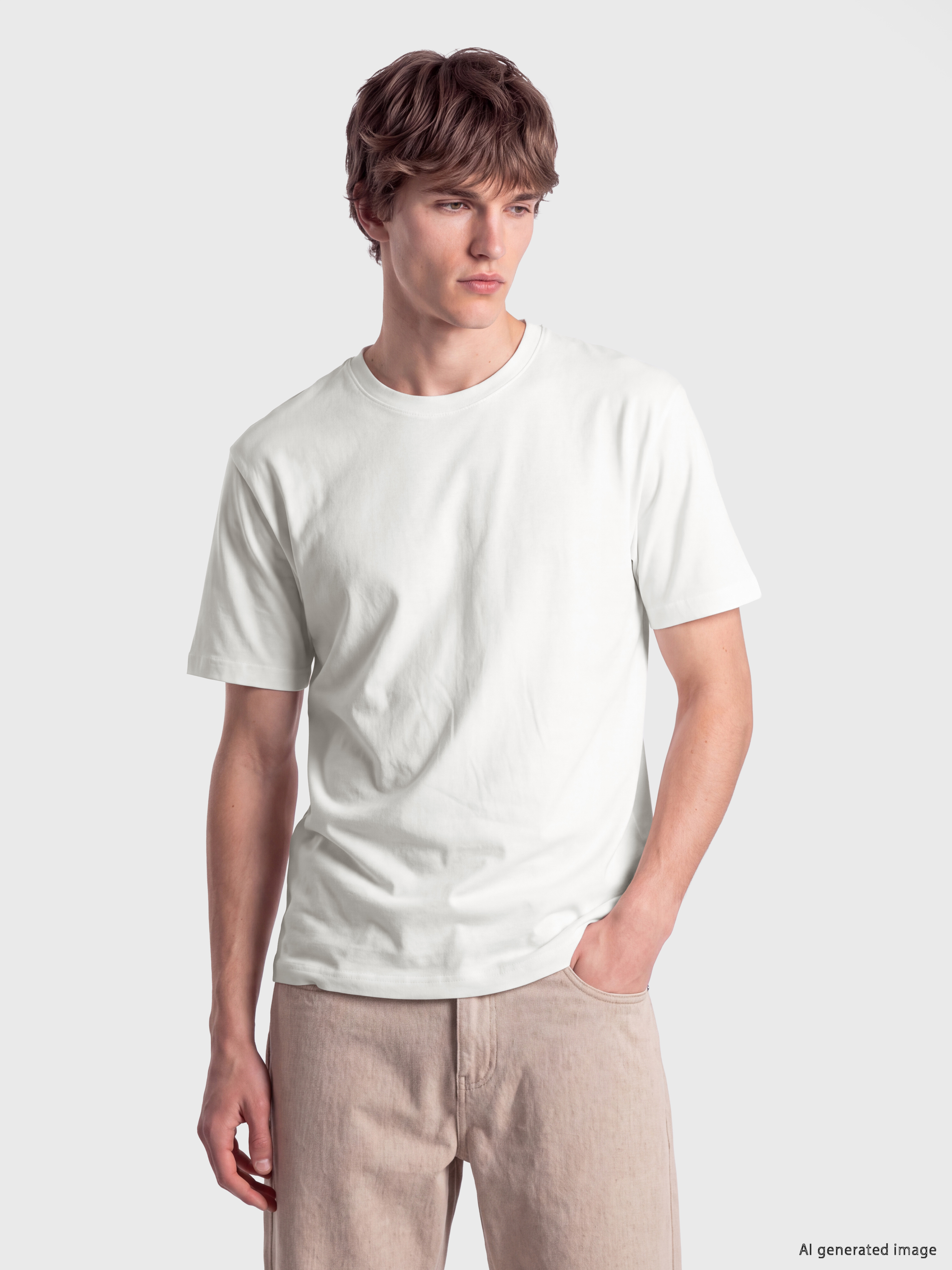 XSIDE Loose Fit %100 Pamuk Basic Tişört
