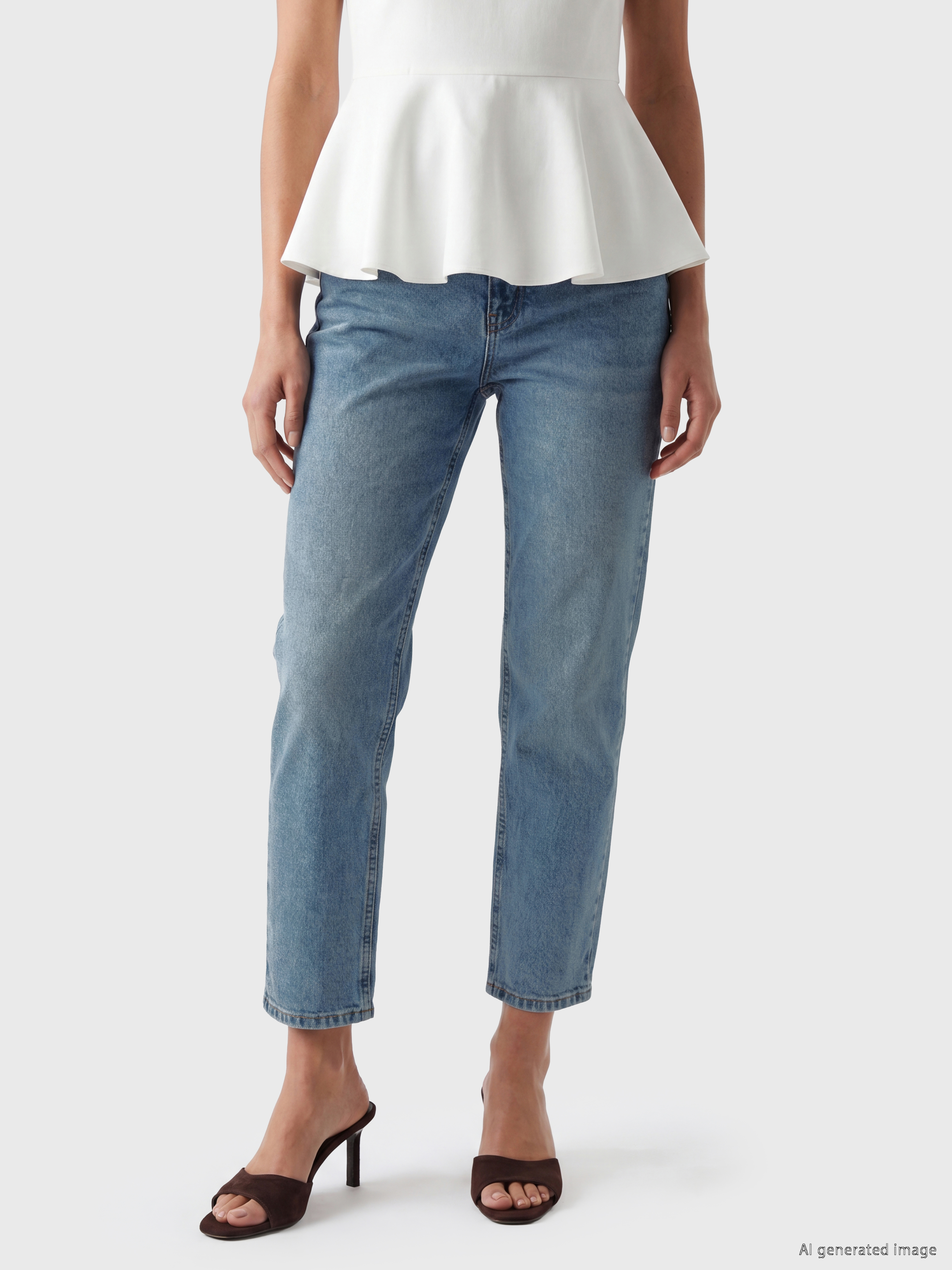 LCW Jeans Mom Fit Kadın Jean Pantolon görsel 2