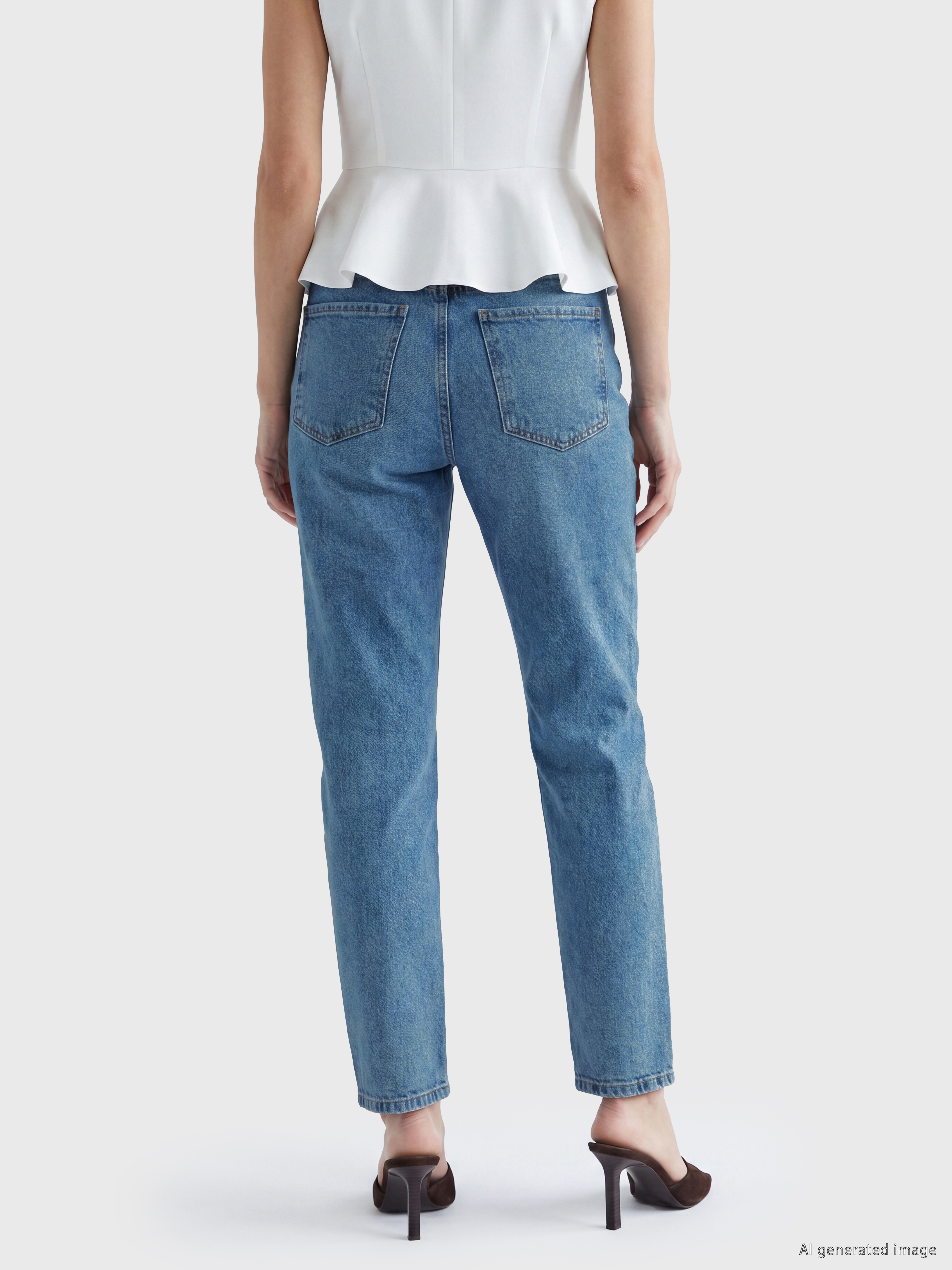 LCW Jeans Mom Fit Kadın Jean Pantolon görsel 4