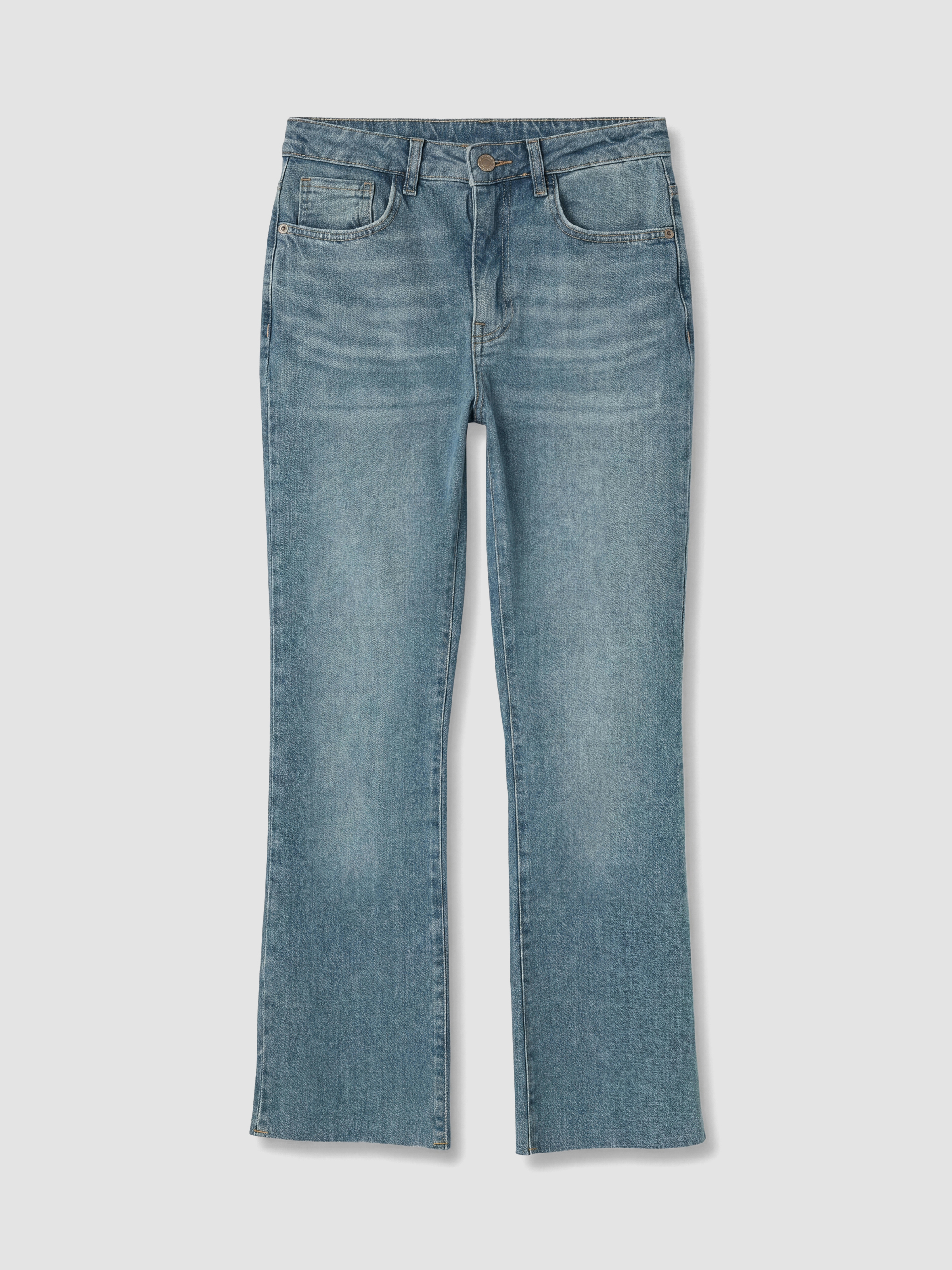 LCW Jeans Crop Flare Kadın Jean Pantolon görsel 5