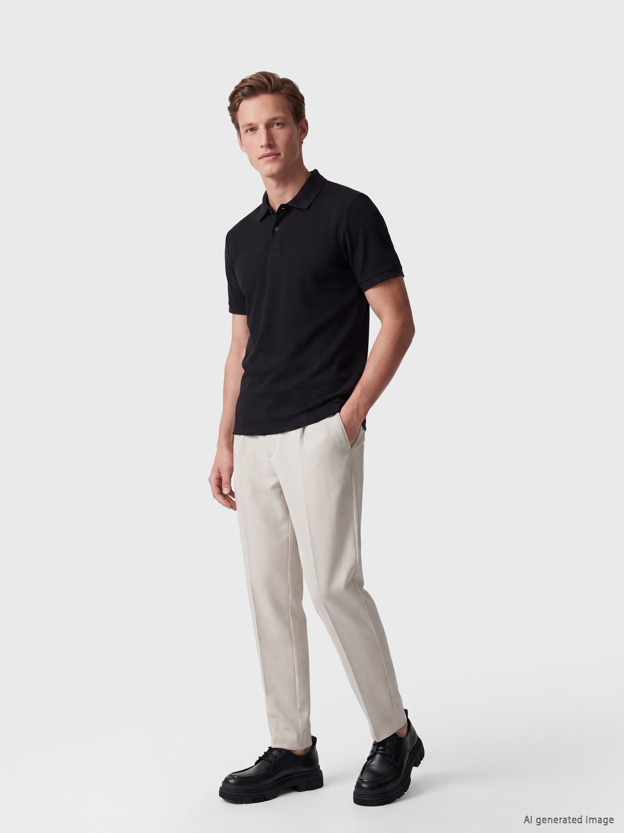 SOUTHBLUE Polo Yaka Erkek Pike Tişört görsel 2