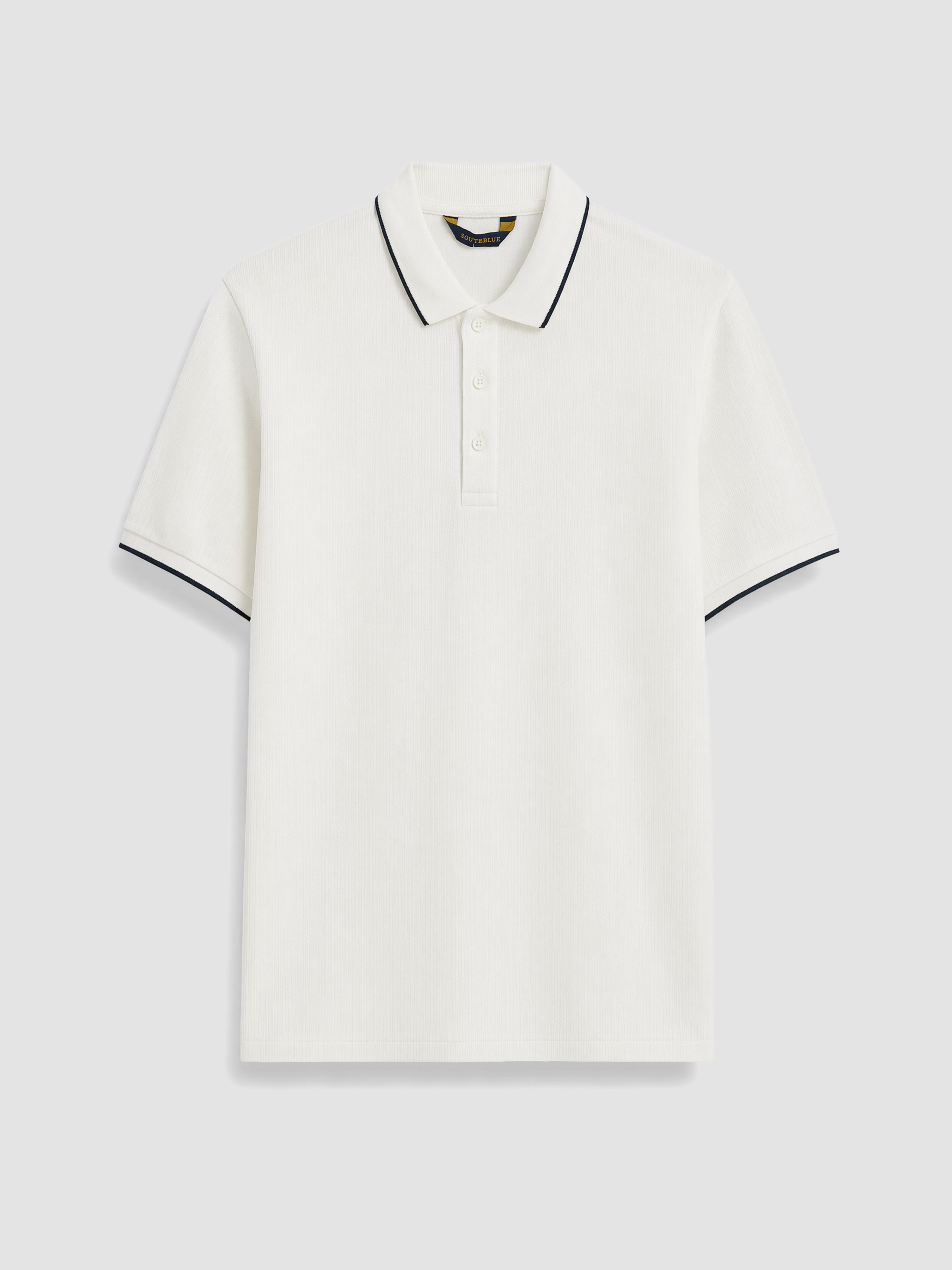 SOUTHBLUE Polo Yaka Erkek Dokulu Tişört görsel 5