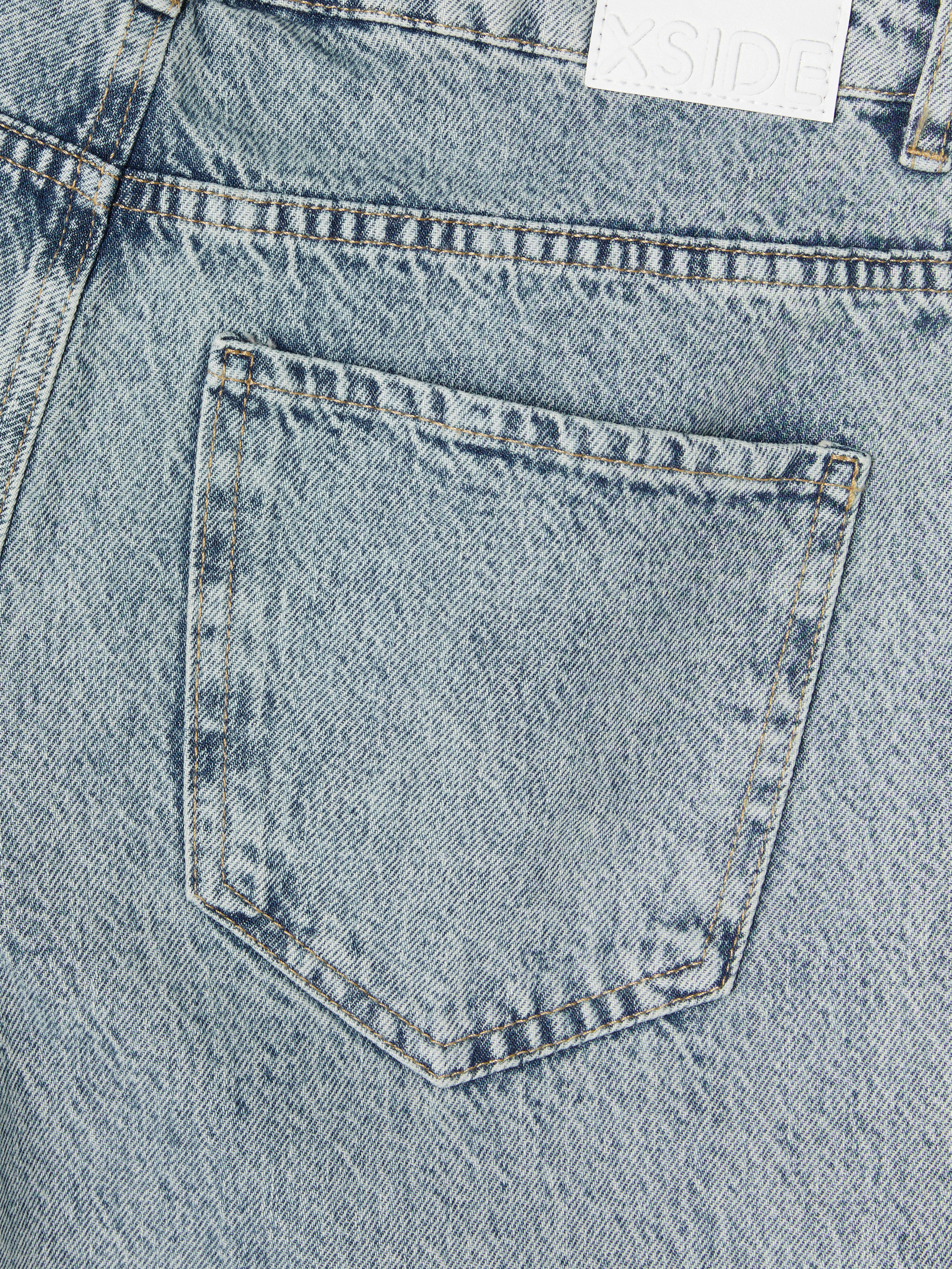 XSIDE Taşlı Wideleg Kadın Jean Pantolon görsel 6