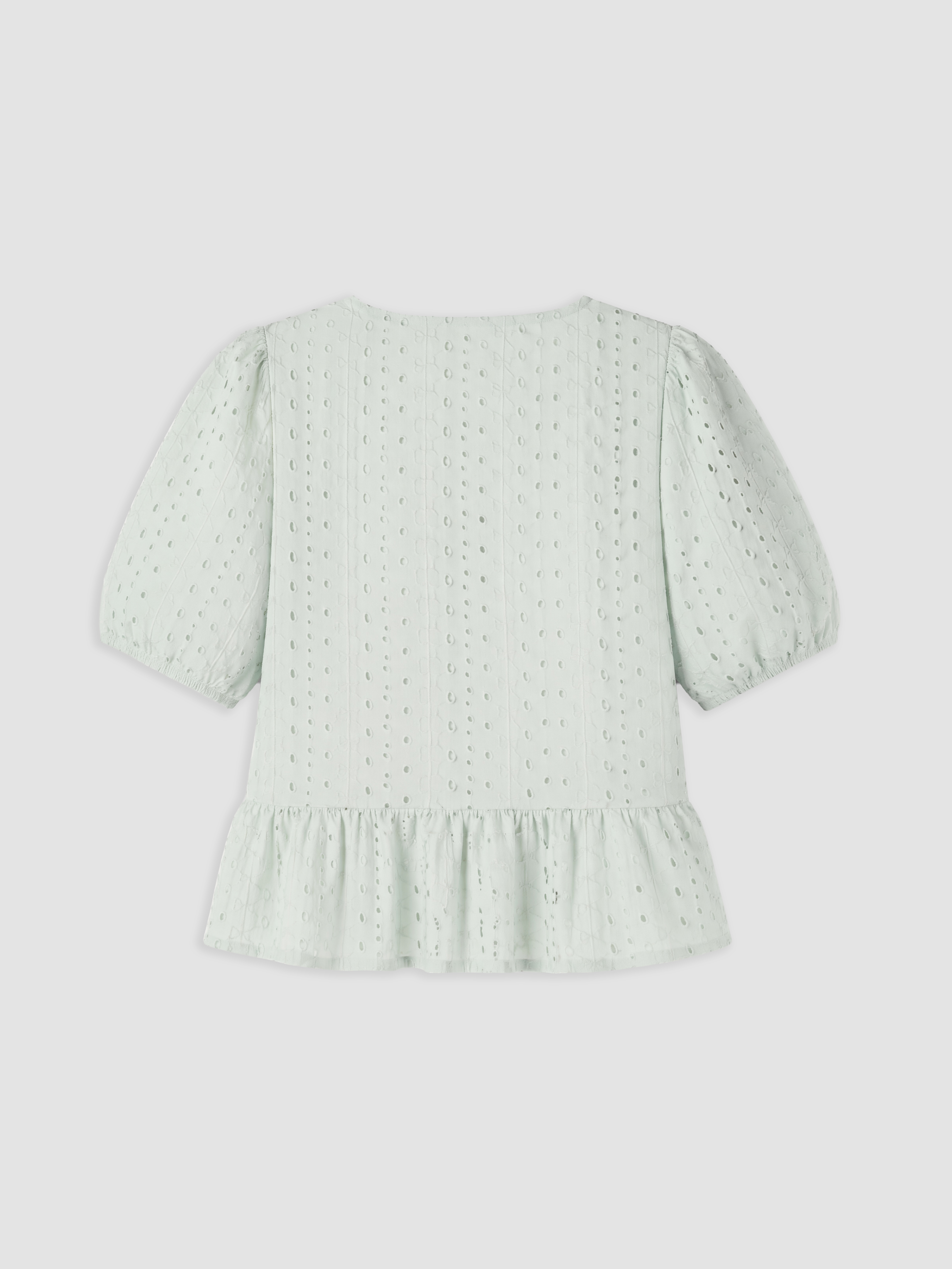 LCW Vision Brode Bağlamalı Peplum Bluz görsel 6