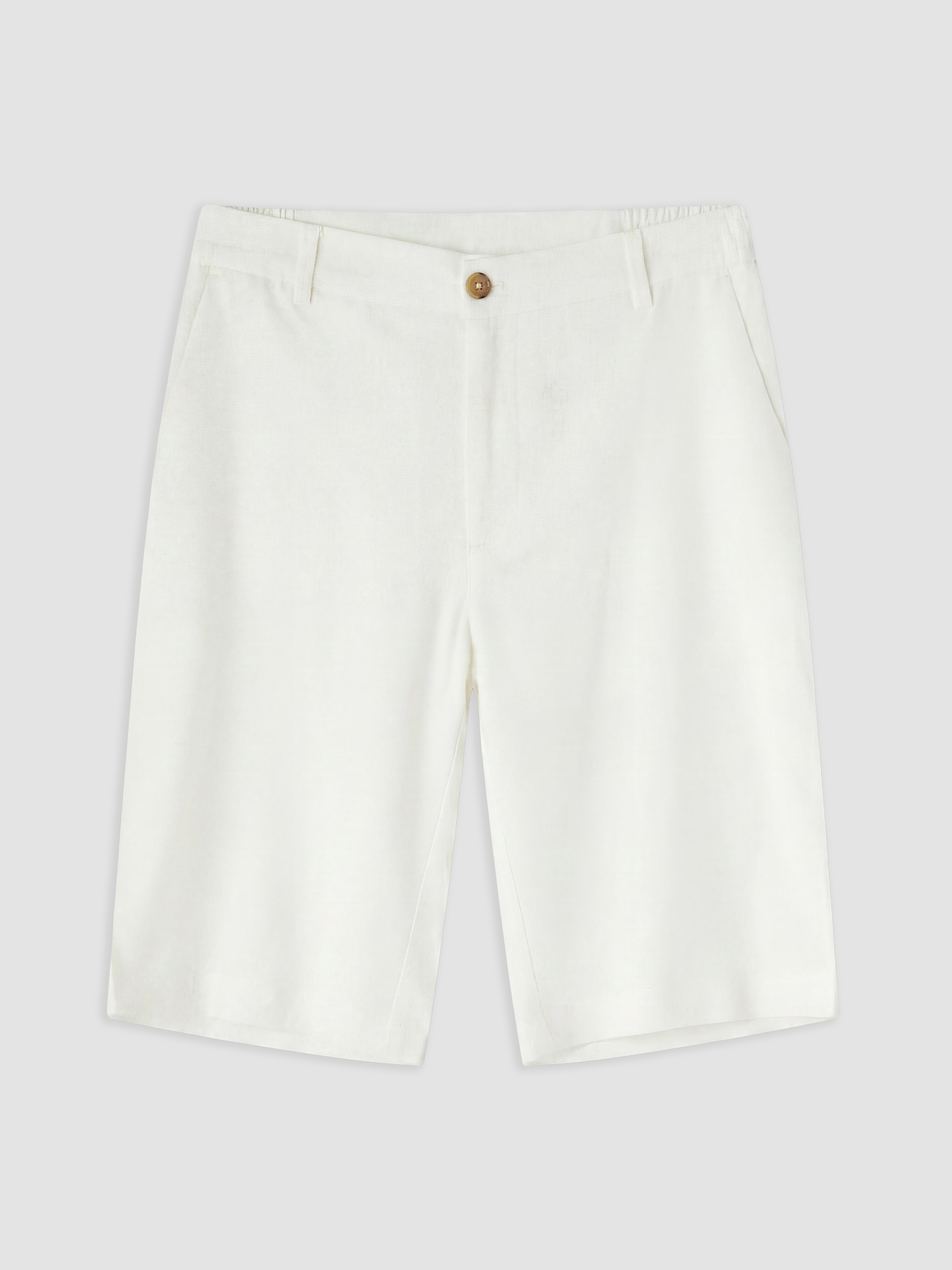 SOUTHBLUE Regular Fit Keten Karışımlı Erkek Şort görsel 5