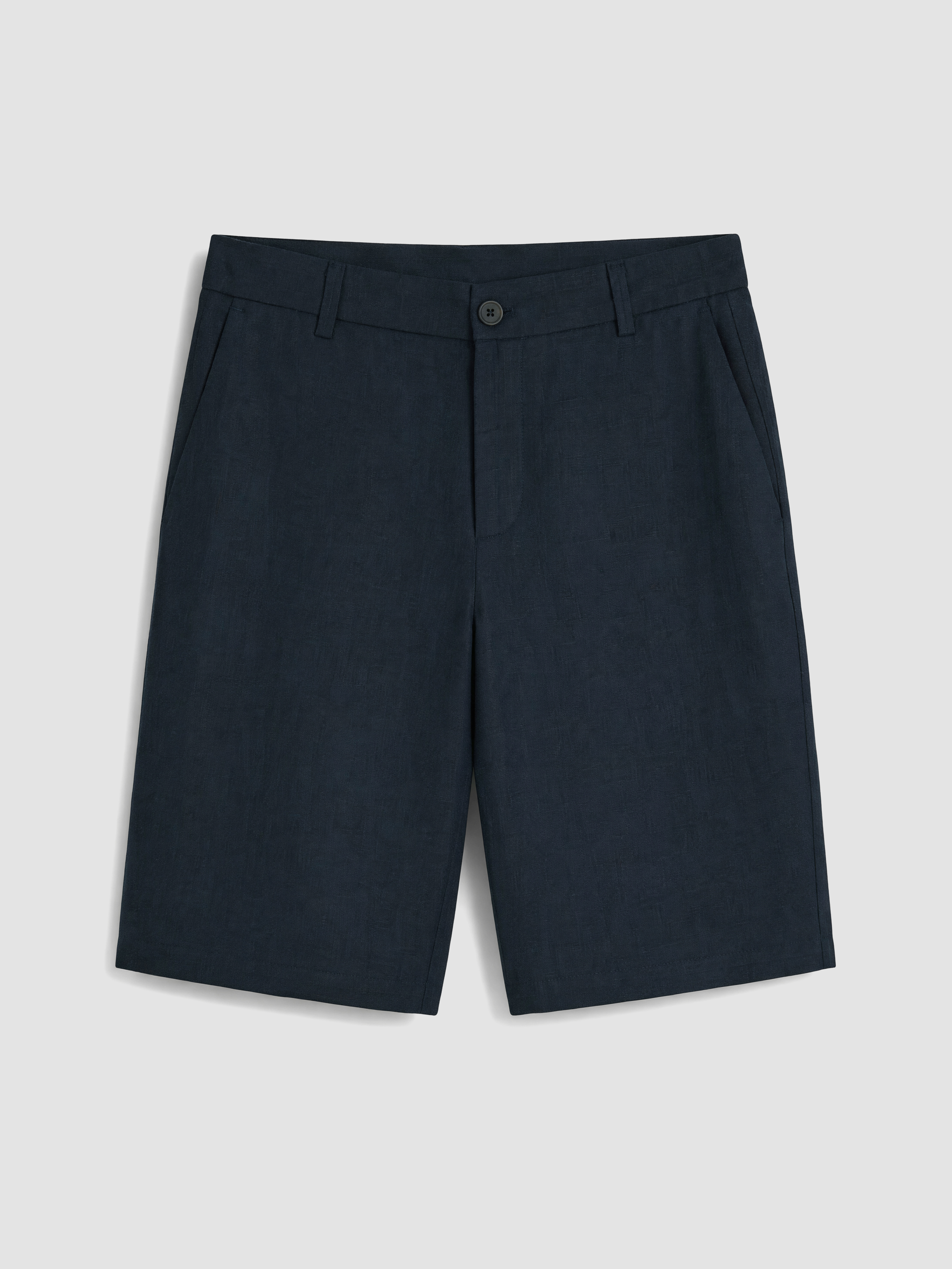 SOUTHBLUE Regular Fit Keten Karışımlı Erkek Şort görsel 5