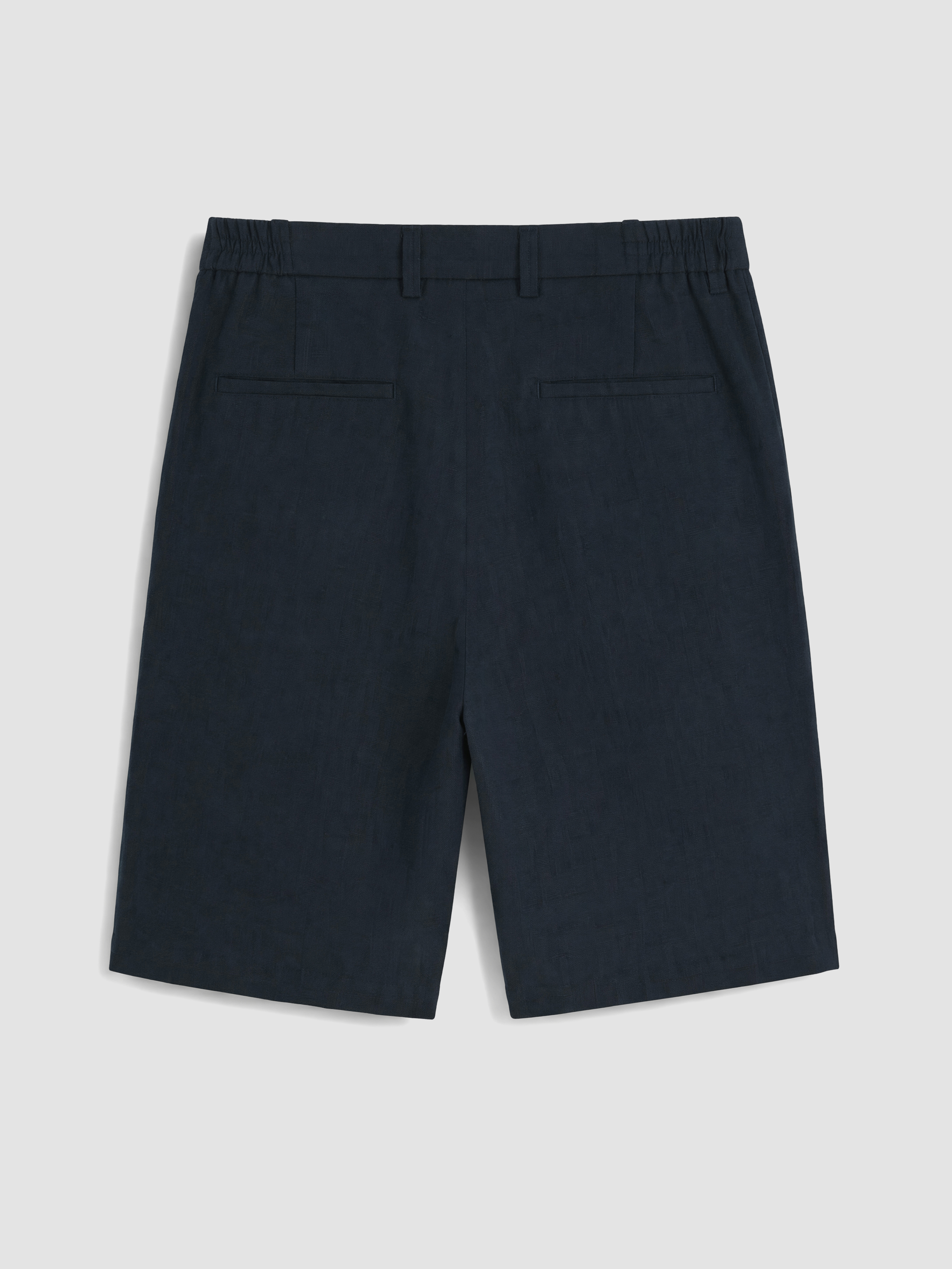 SOUTHBLUE Regular Fit Keten Karışımlı Erkek Şort görsel 6
