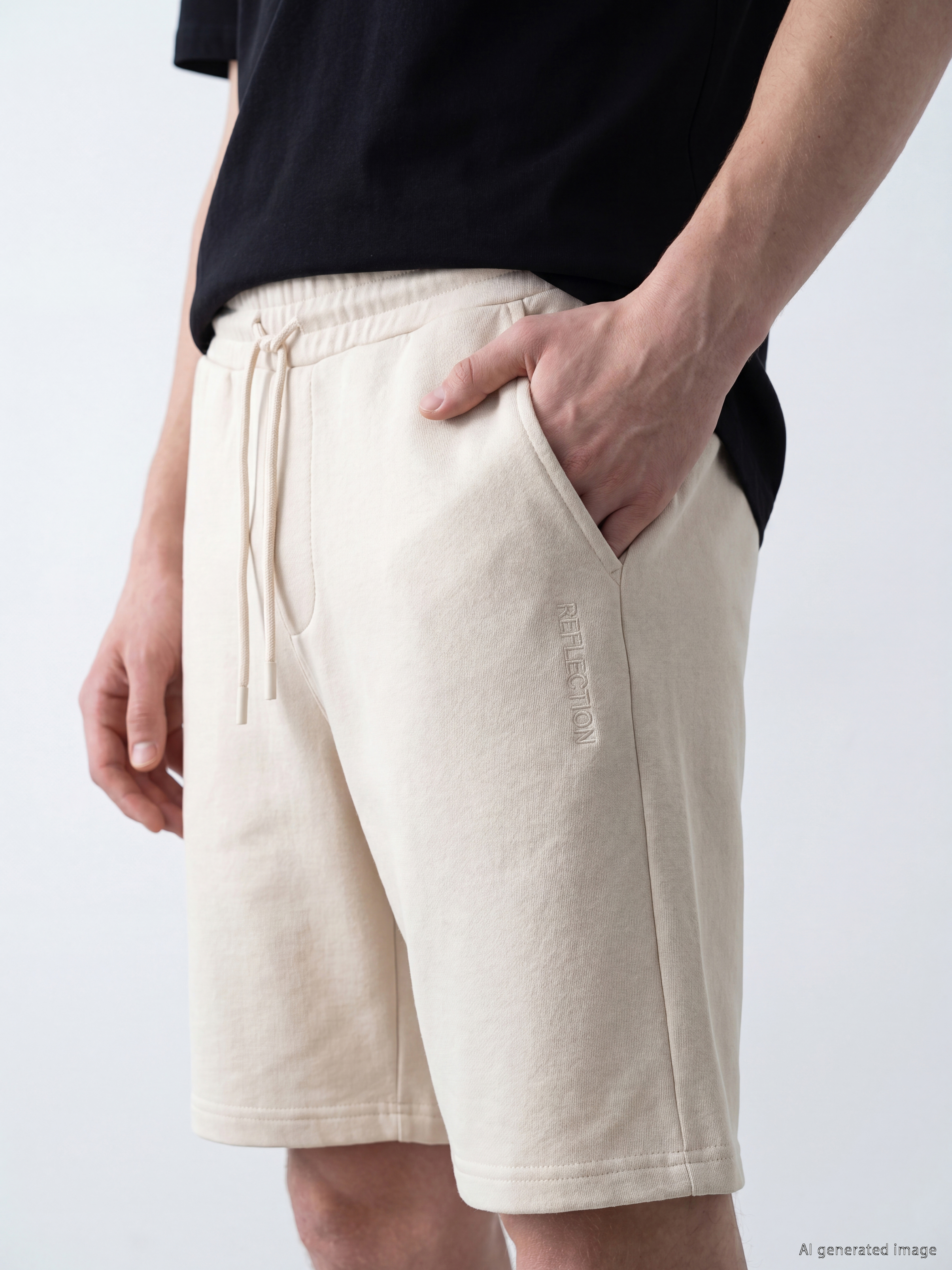 XSIDE Regular Fit Beli Lastikli Erkek Şort görsel 3