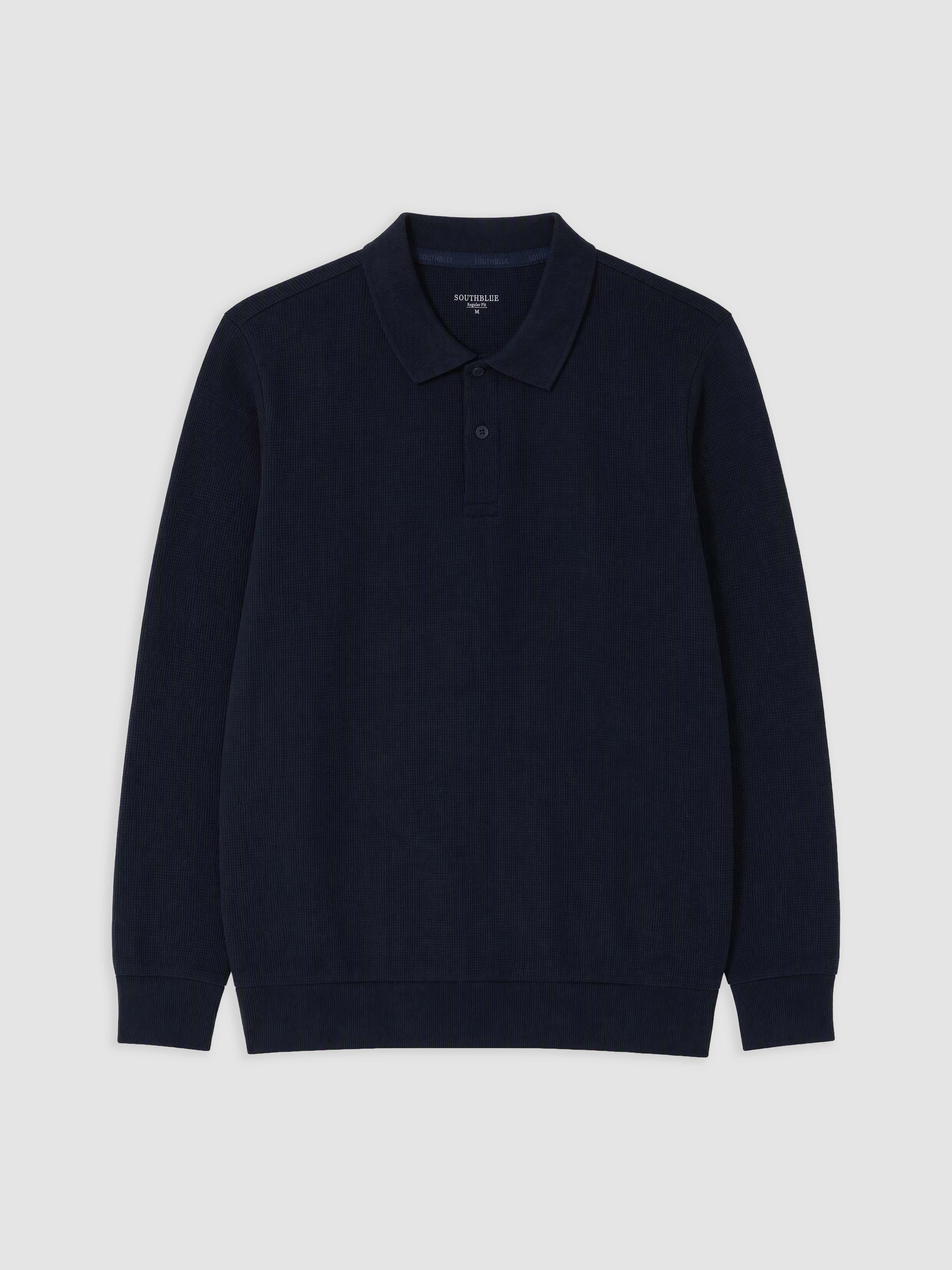 SOUTHBLUE Polo Yaka Erkek Sweatshirt görsel 5