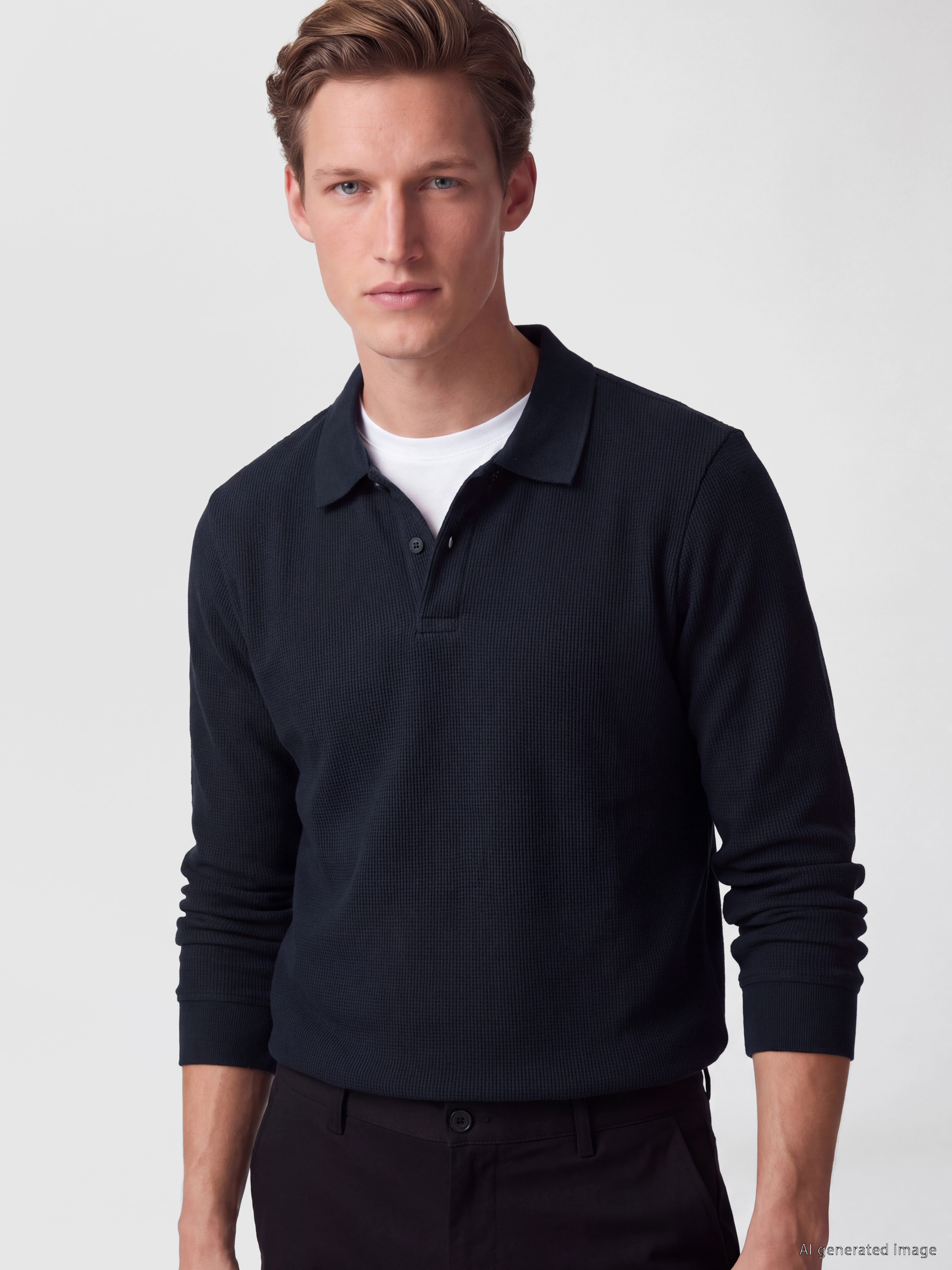 SOUTHBLUE Polo Yaka Erkek Sweatshirt