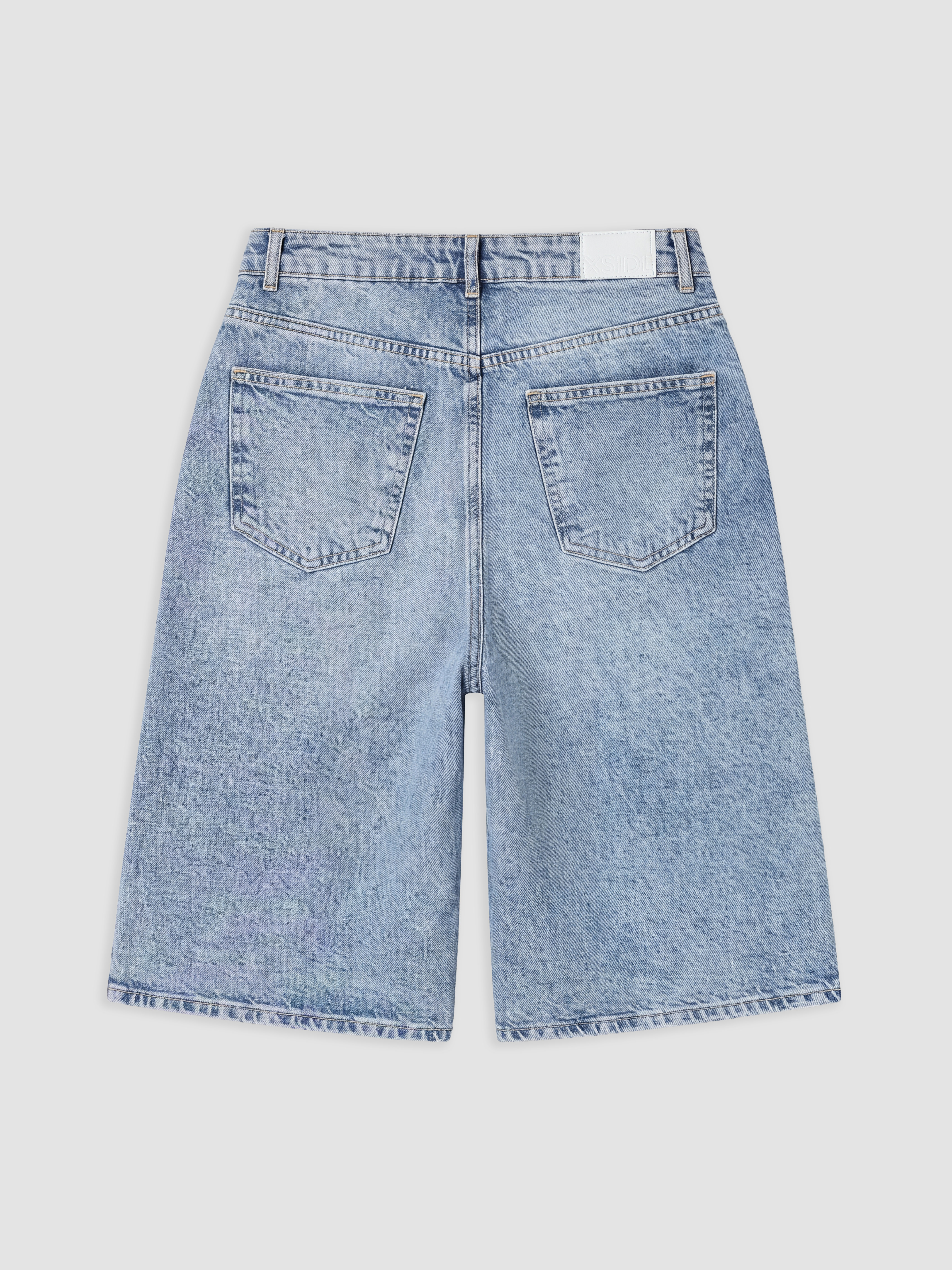 XSIDE Bermuda Fit Kadın Jean Şortolon görsel 6