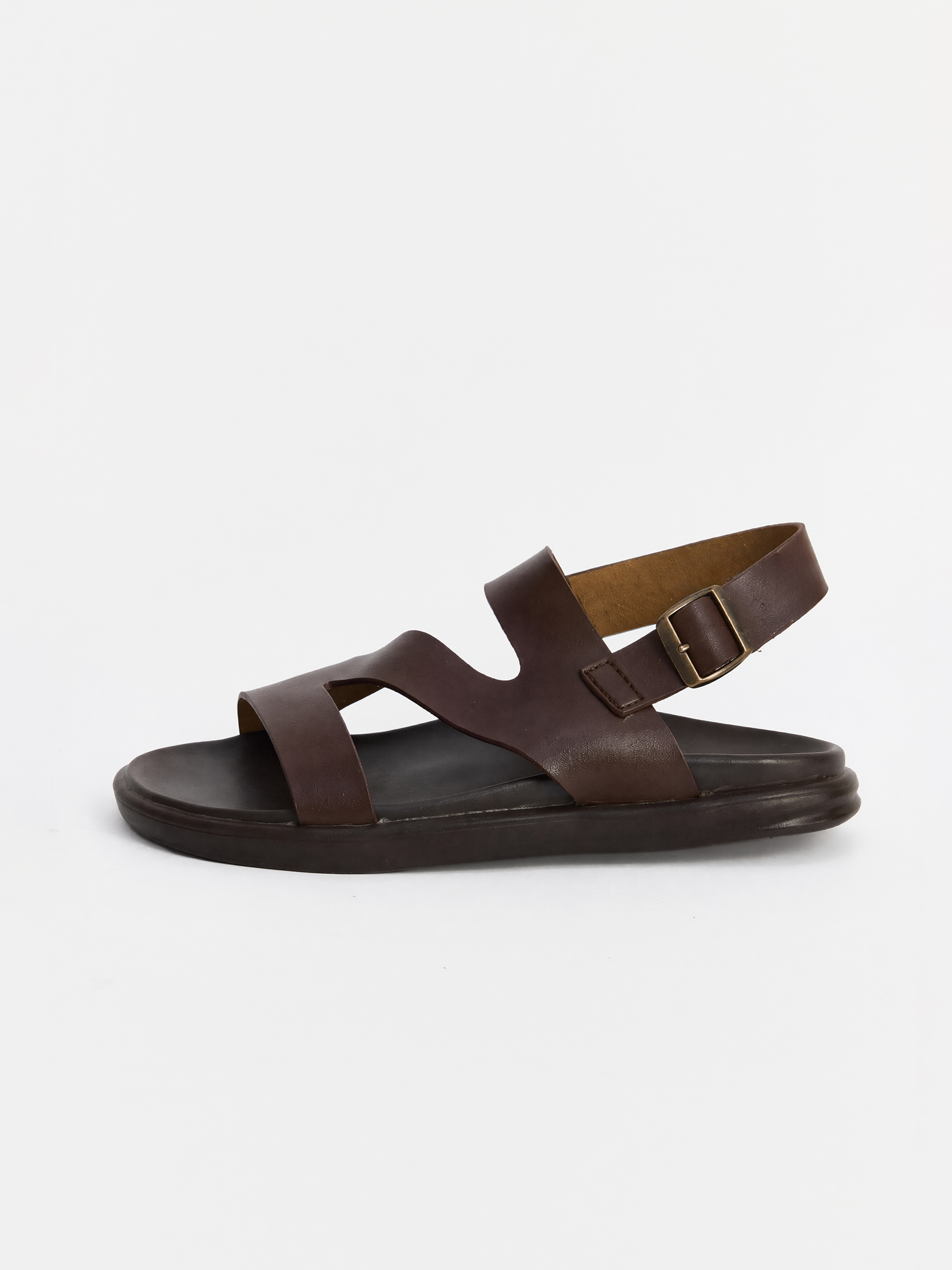 LCW STEPS Deri Görünümlü Erkek Sandalet görsel 2