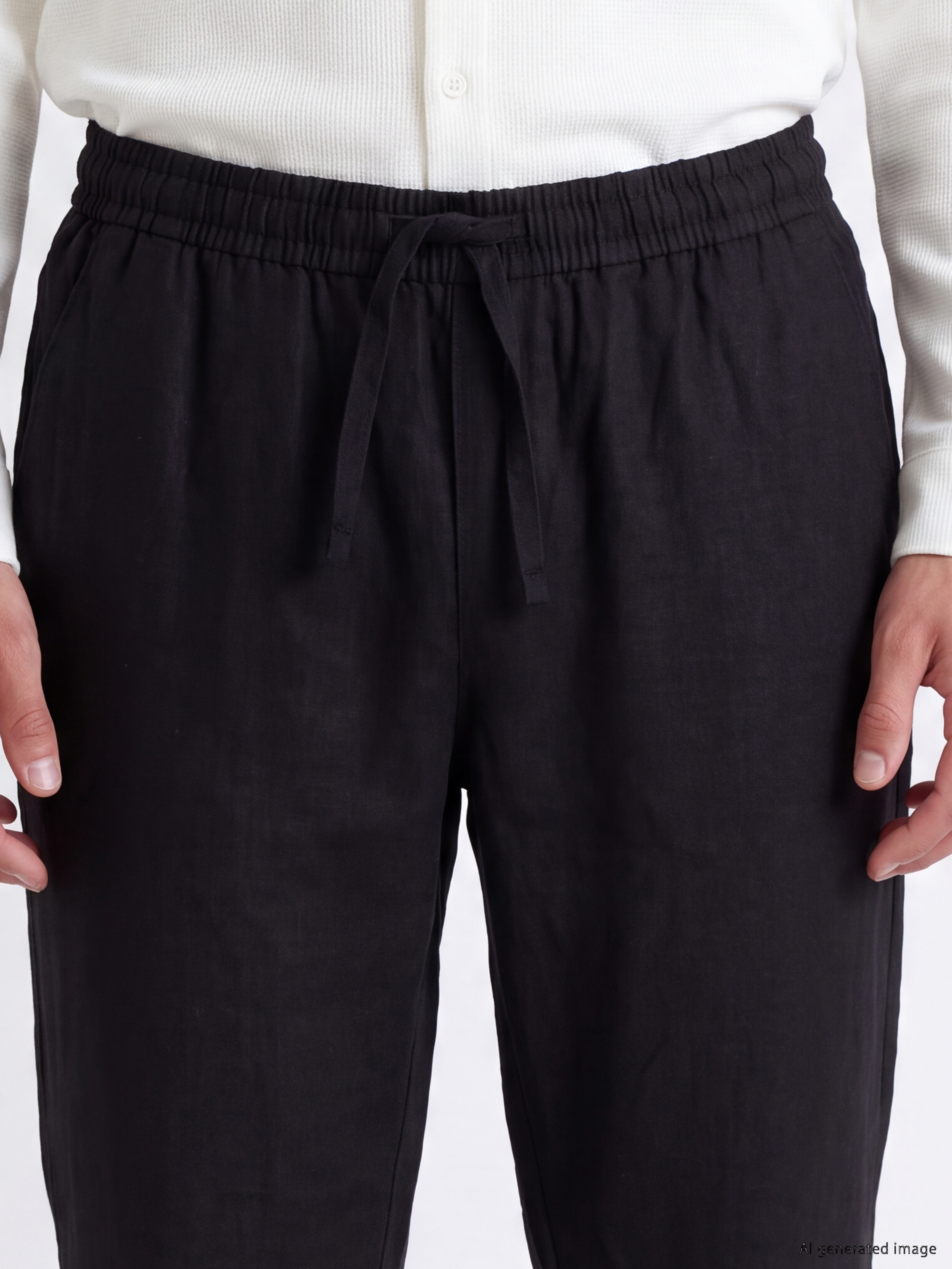 LCW Vision Regular Fit %100 Keten Erkek Pantolon görsel 3
