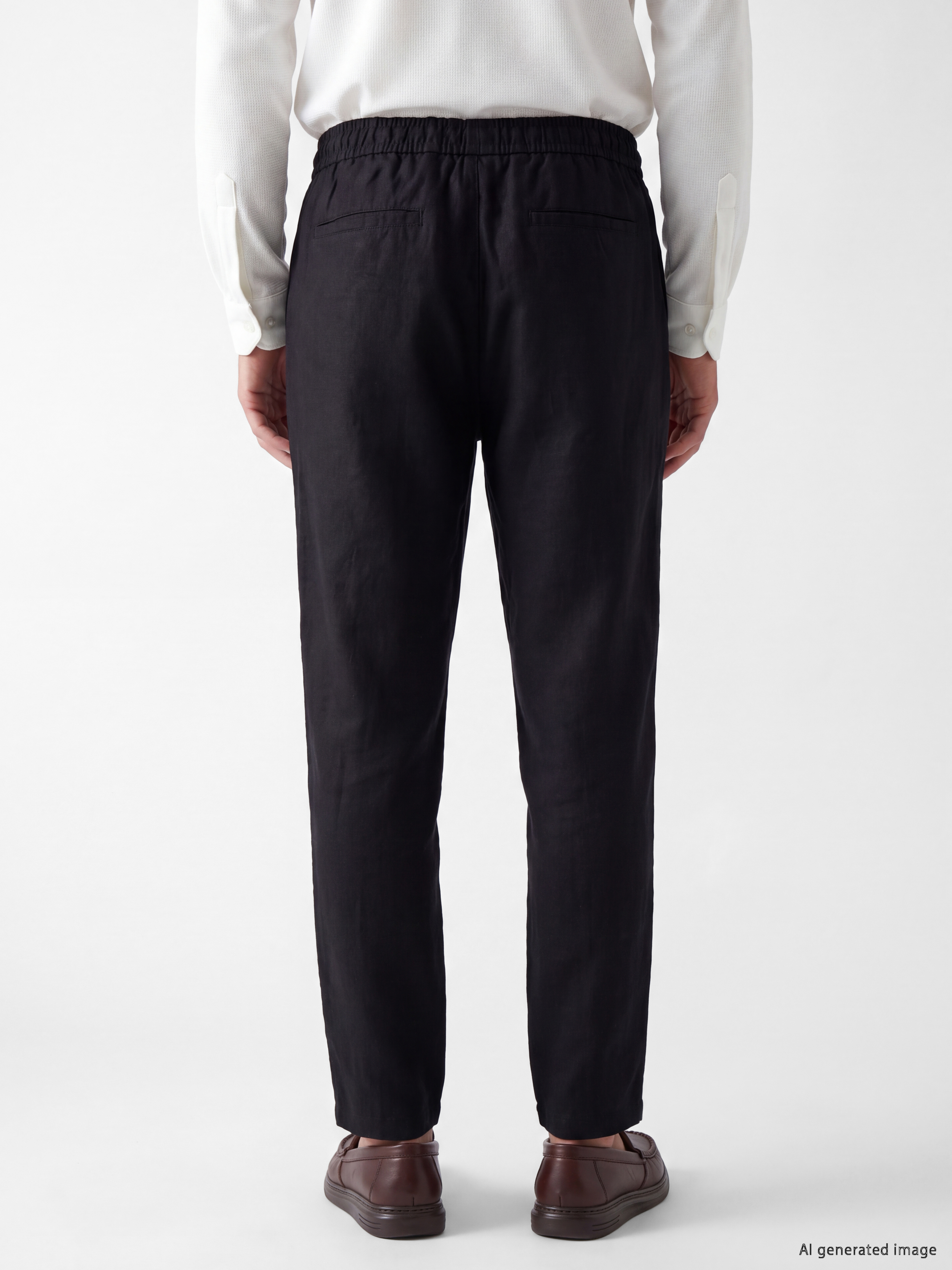 LCW Vision Regular Fit %100 Keten Erkek Pantolon görsel 4