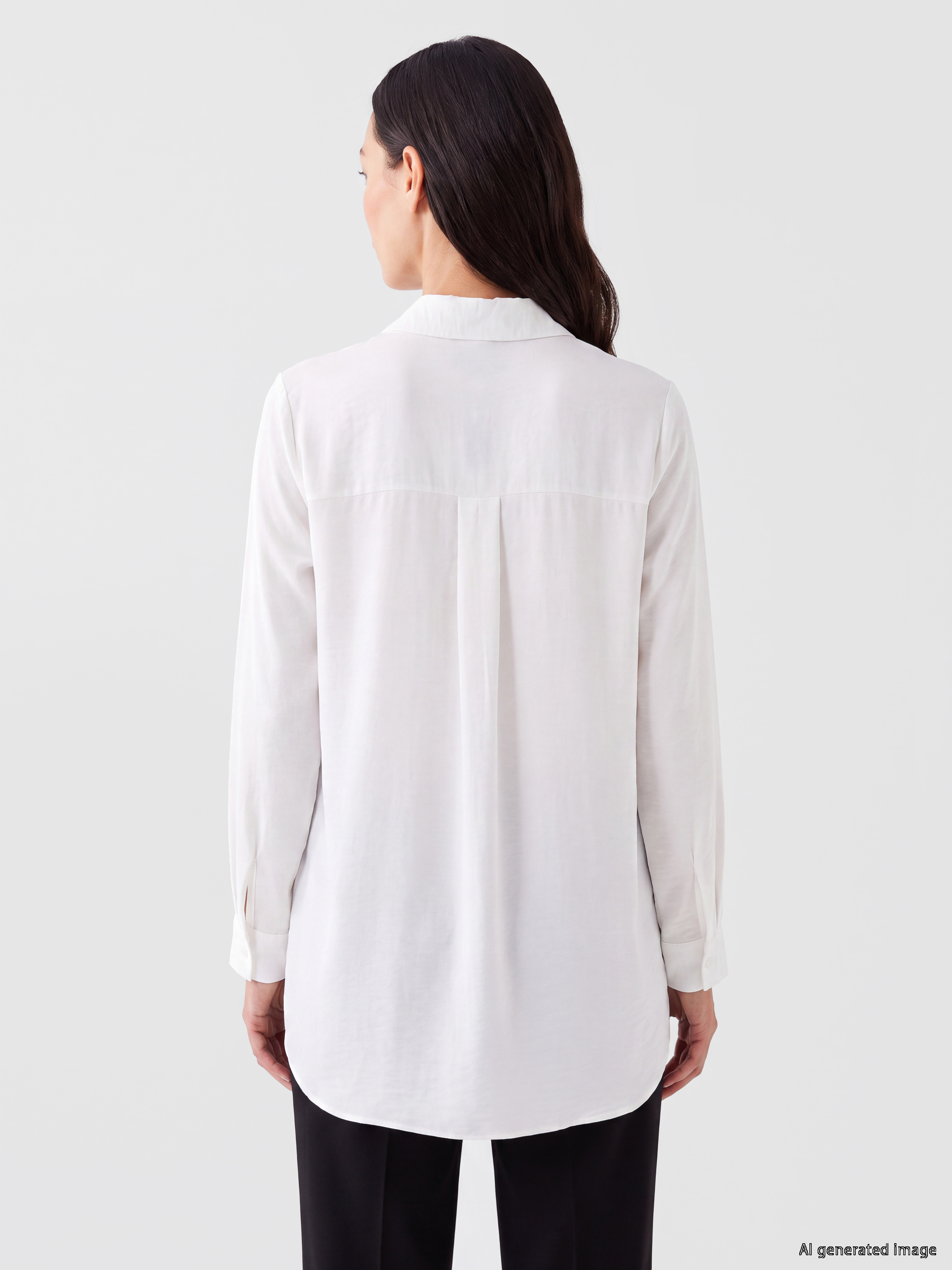 LCW EVERYDAY Regular Fit Kadın Gömlek Tunik görsel 4