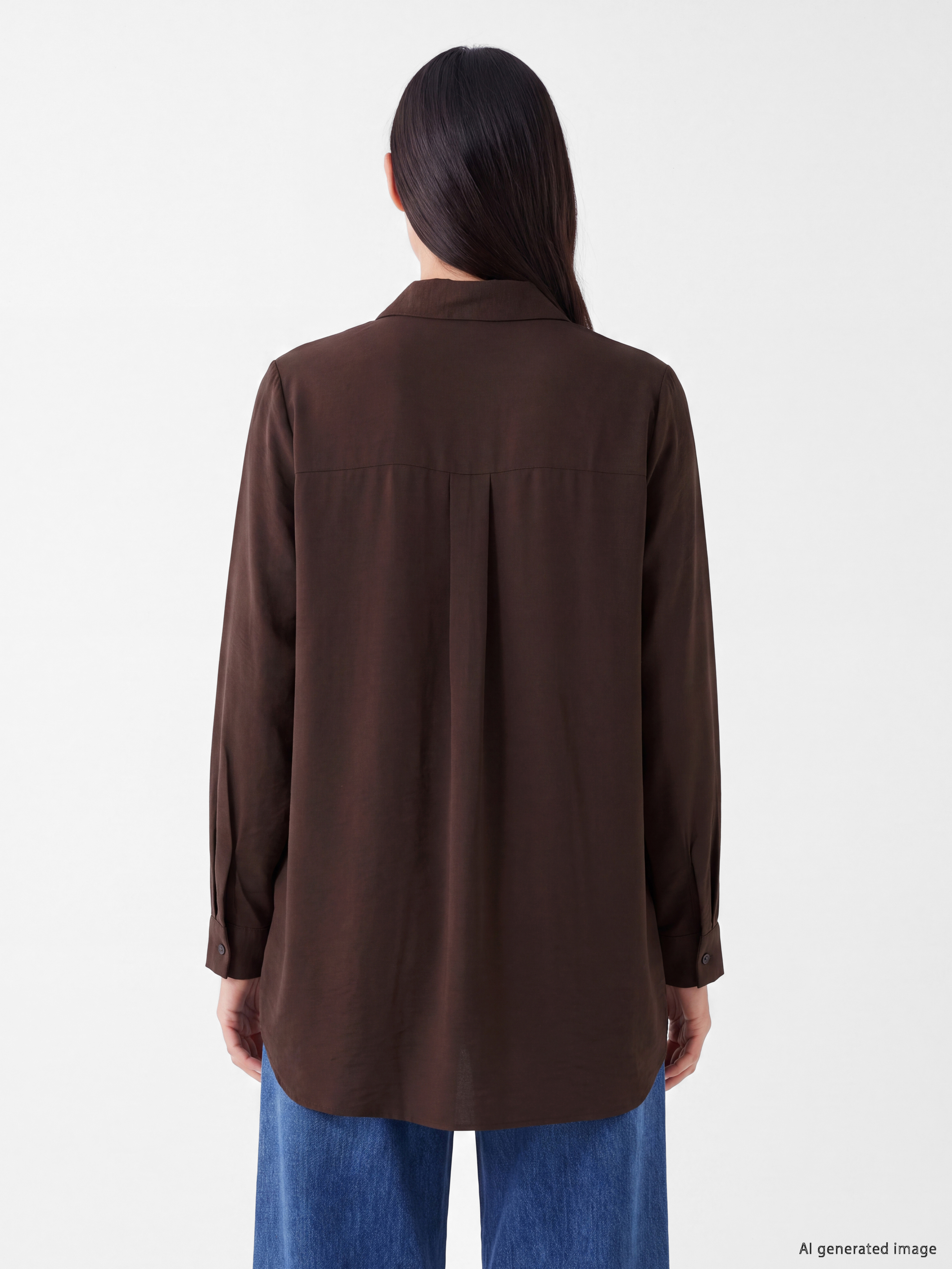 LCW EVERYDAY Regular Fit Kadın Gömlek Tunik görsel 4