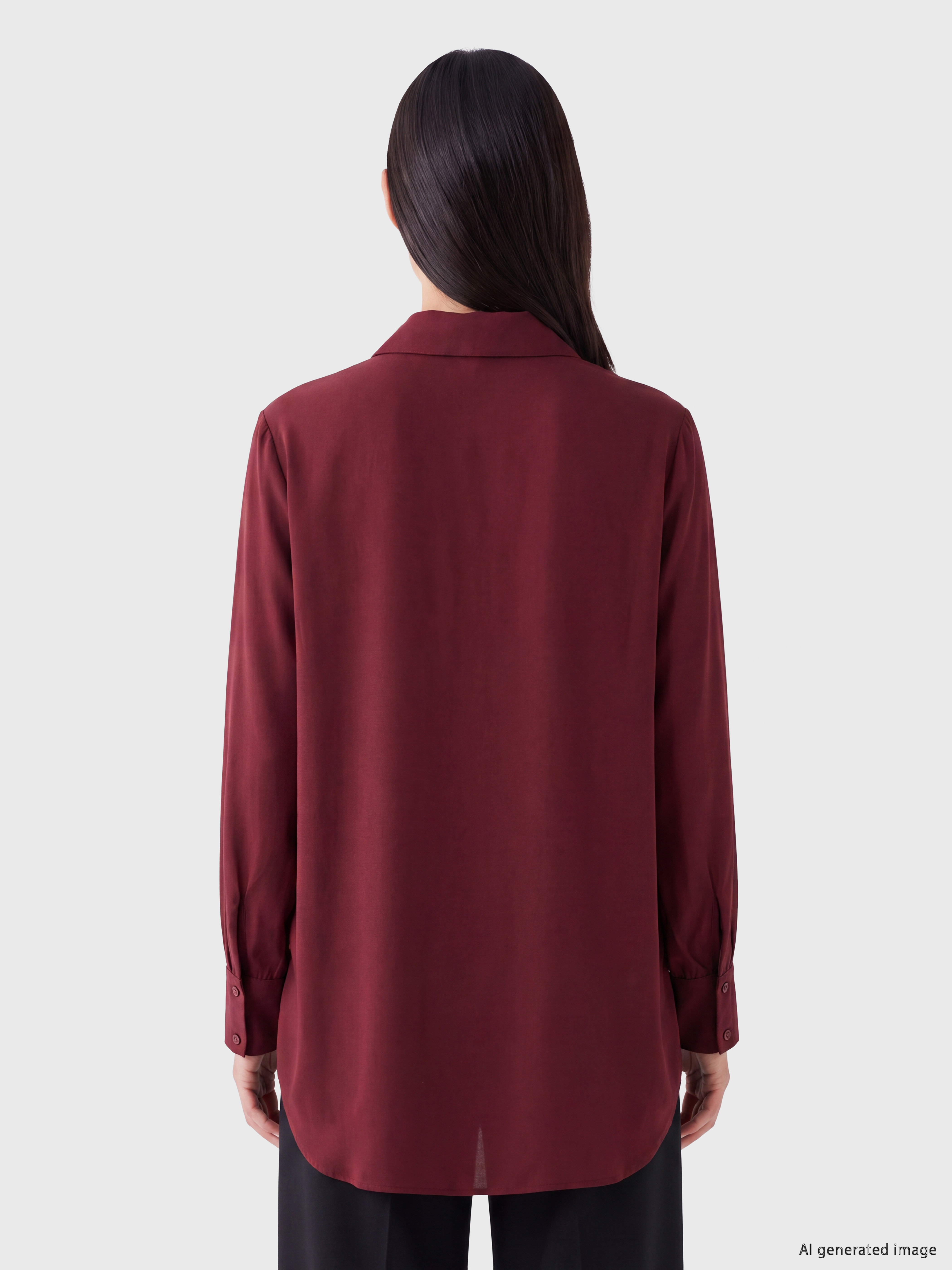 LCW EVERYDAY Beli Bağlamalı Kadın Gömlek Tunik görsel 4