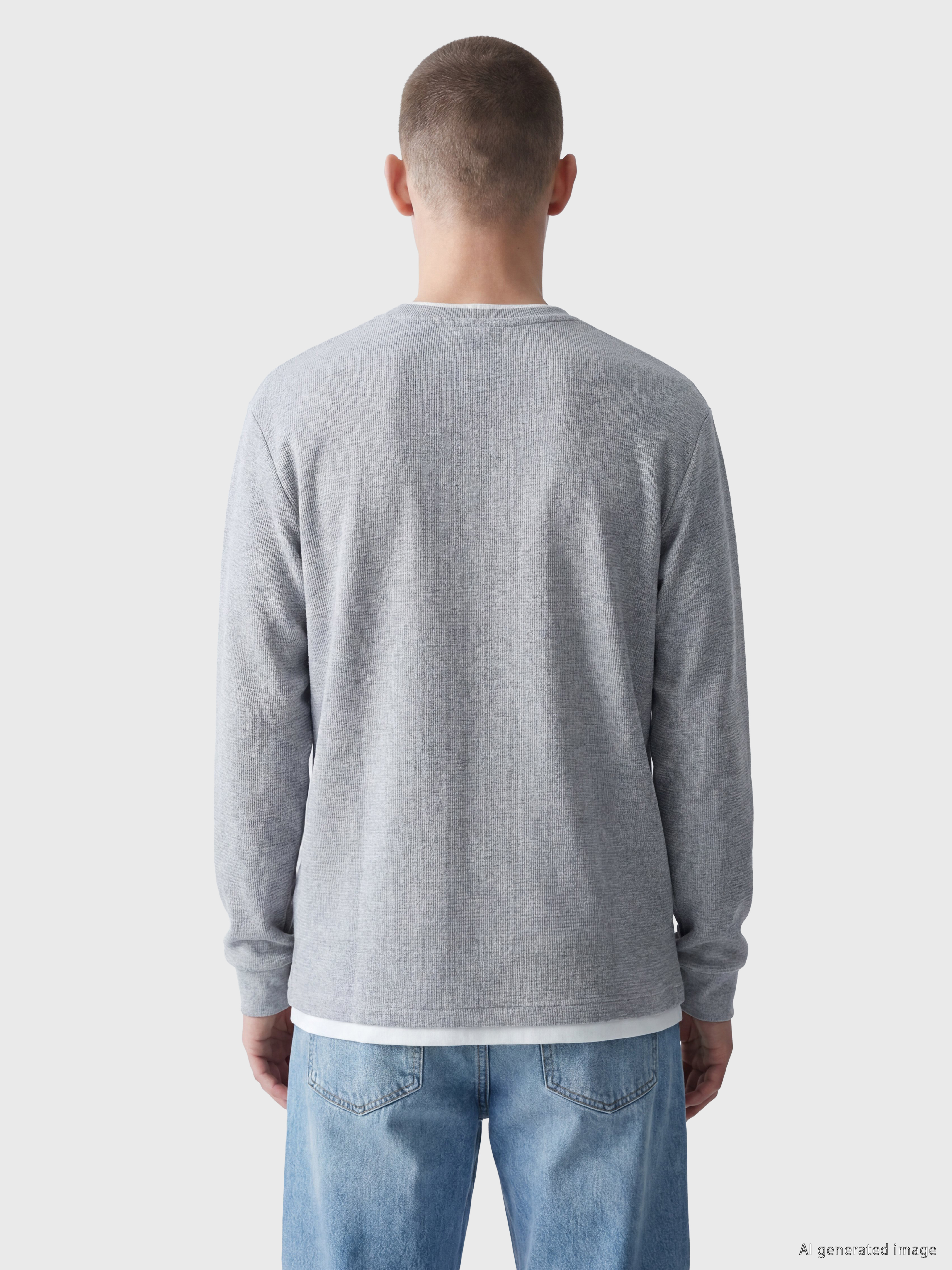 XSIDE Bisiklet Yaka Erkek Sweatshirt görsel 4