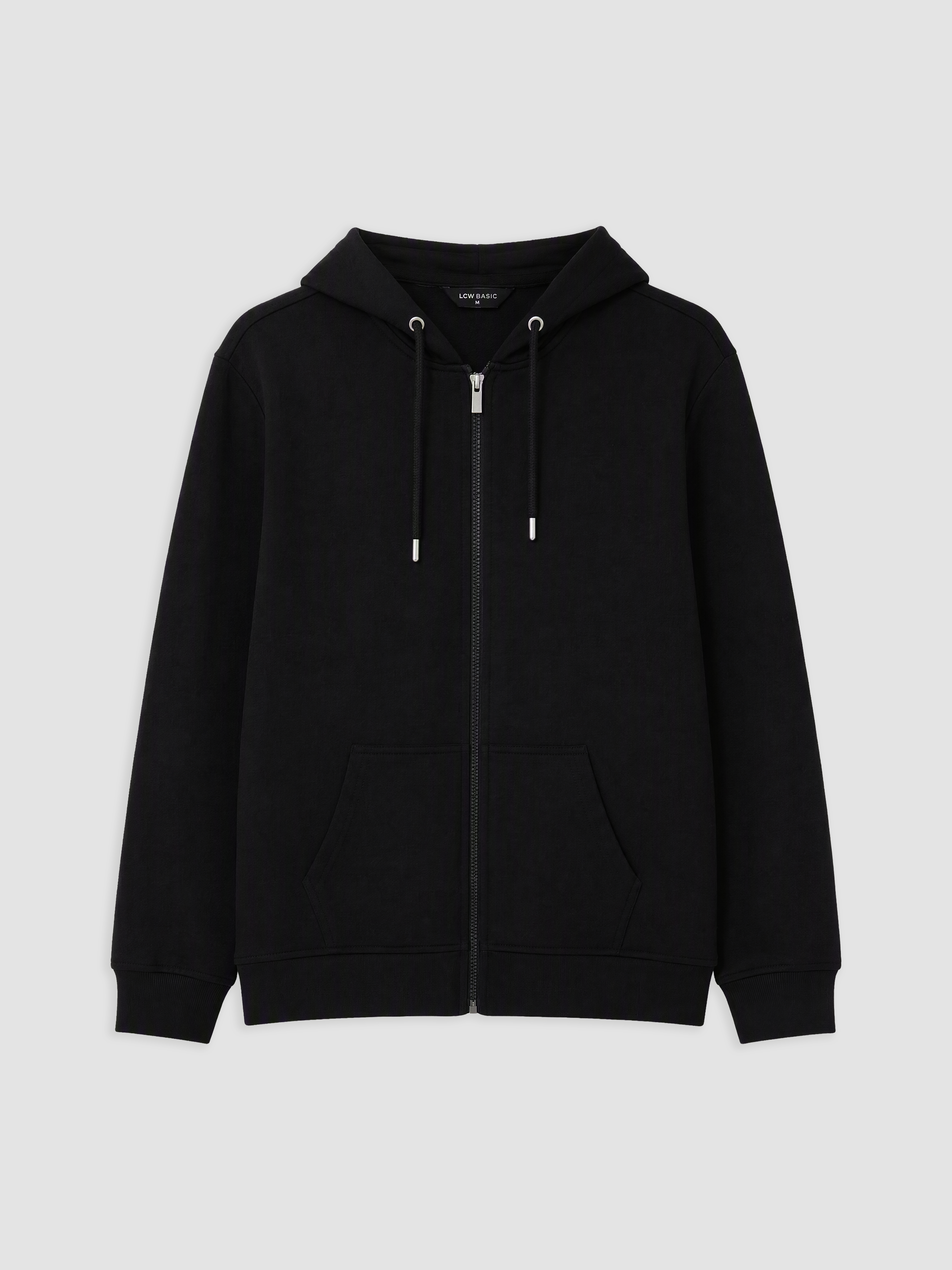 LCWAIKIKI Classic Kapüşonlu Erkek Fermuarlı Sweatshirt görsel 4